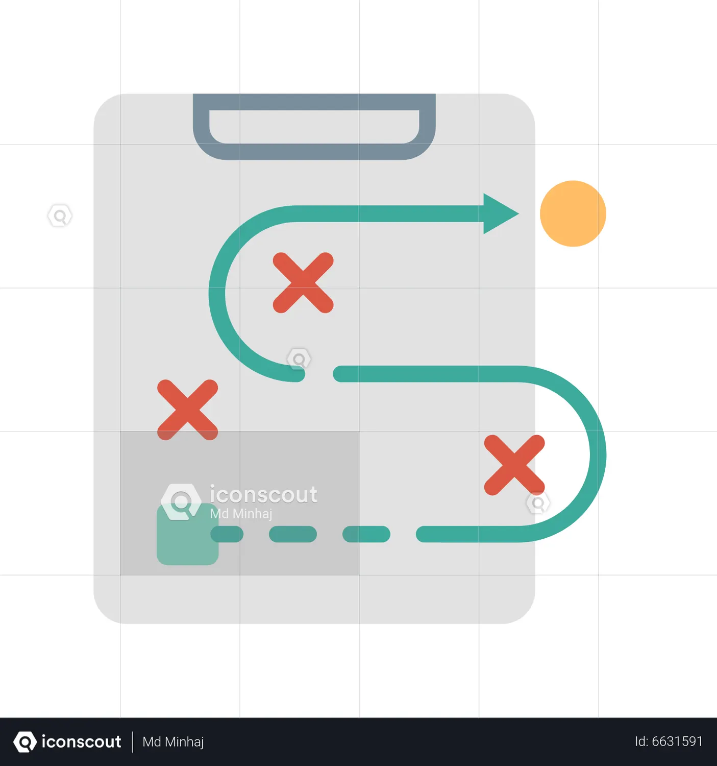 Business path Animated Icon download in JSON, LOTTIE or MP4 format
