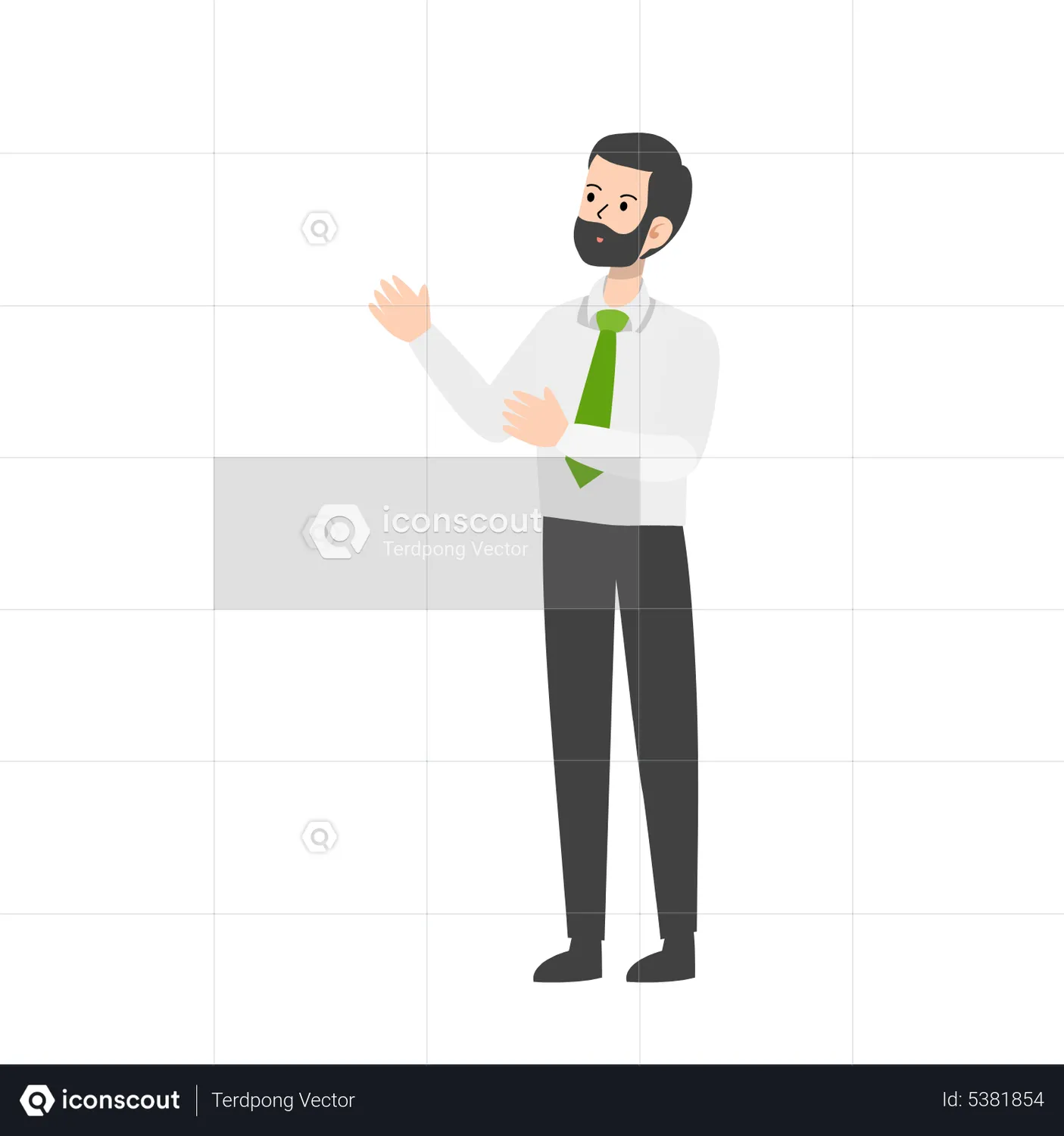 Businessman pointing left Animated Icon download in JSON, LOTTIE or MP4 ...