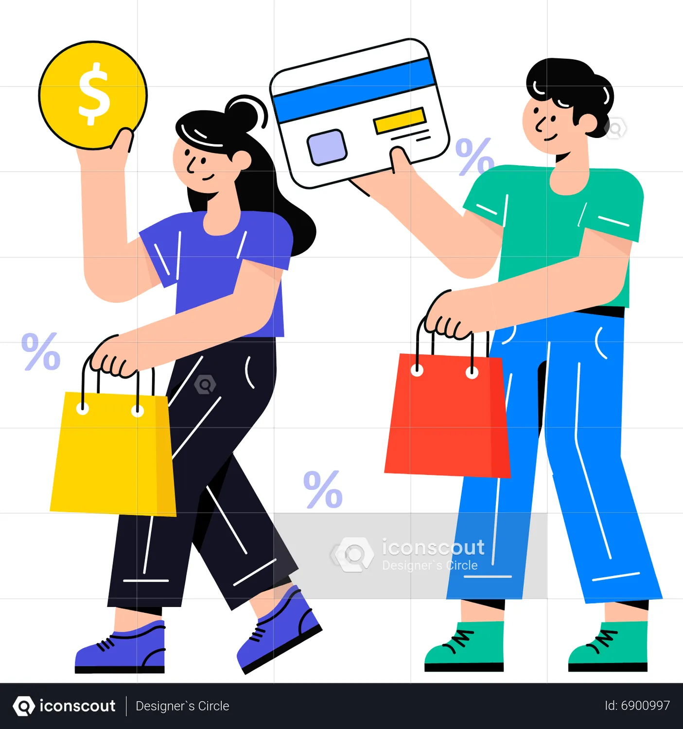 Buyers Animation - Free Download E-commerce & Shopping Animations 