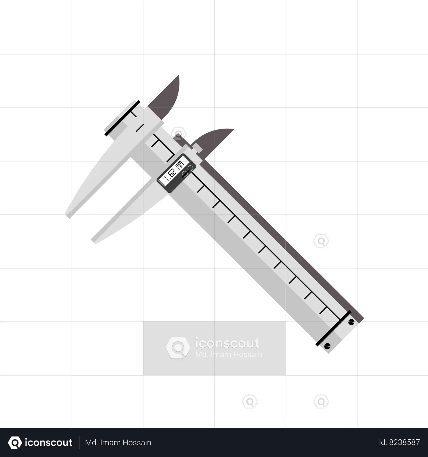 Calipers Animated Icon download in JSON, LOTTIE or MP4 format