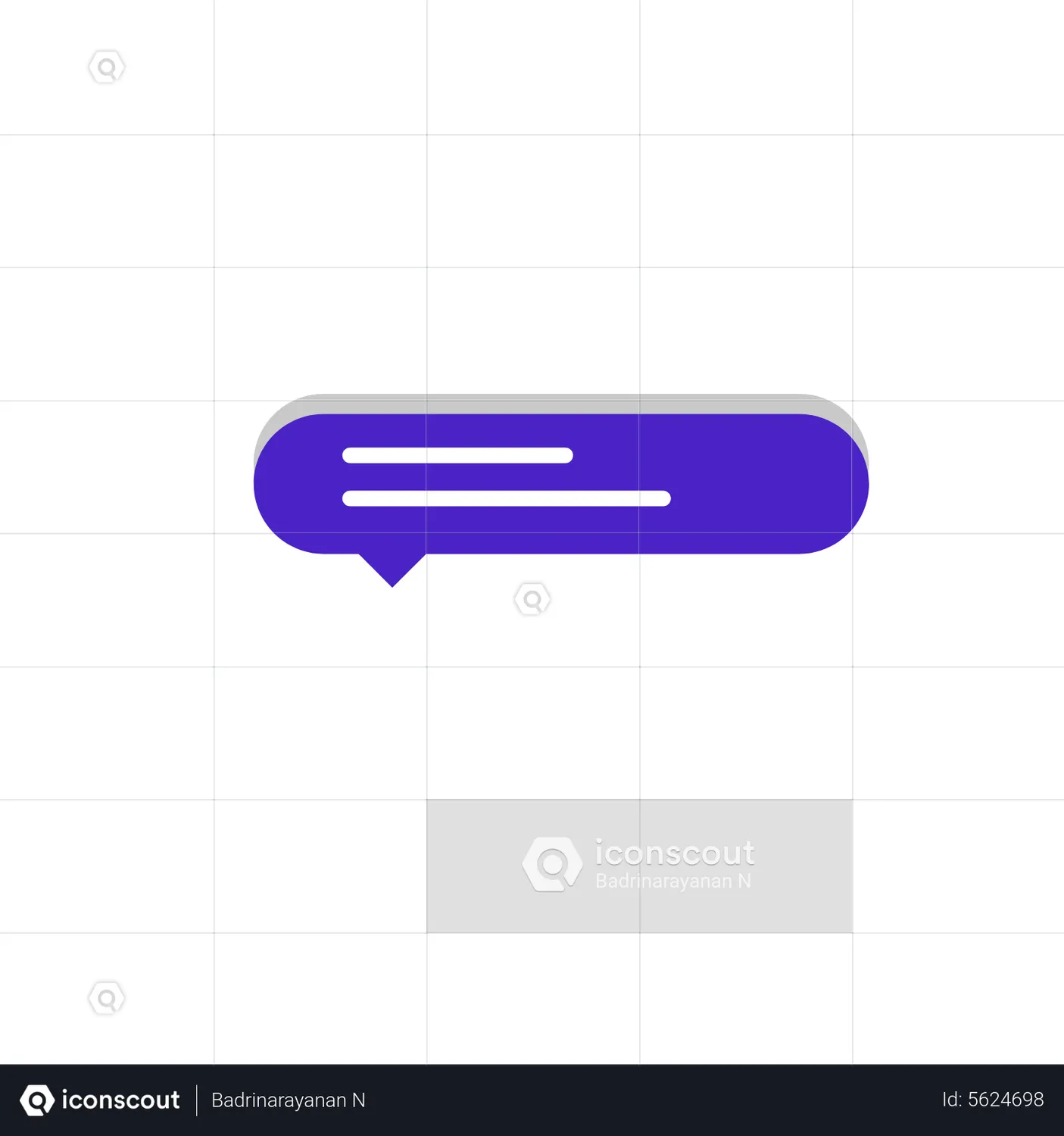 Callout Animated Icon download in JSON, LOTTIE or MP4 format