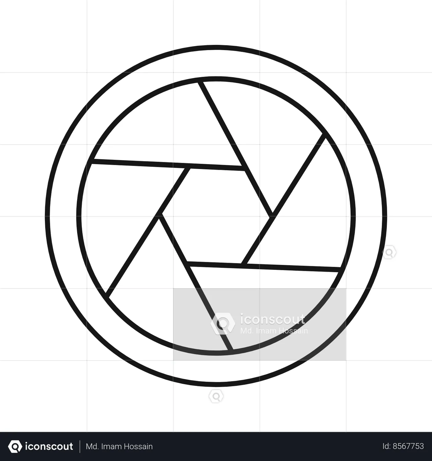 Camera Shutter Animated Icon download in JSON, LOTTIE or MP4 format