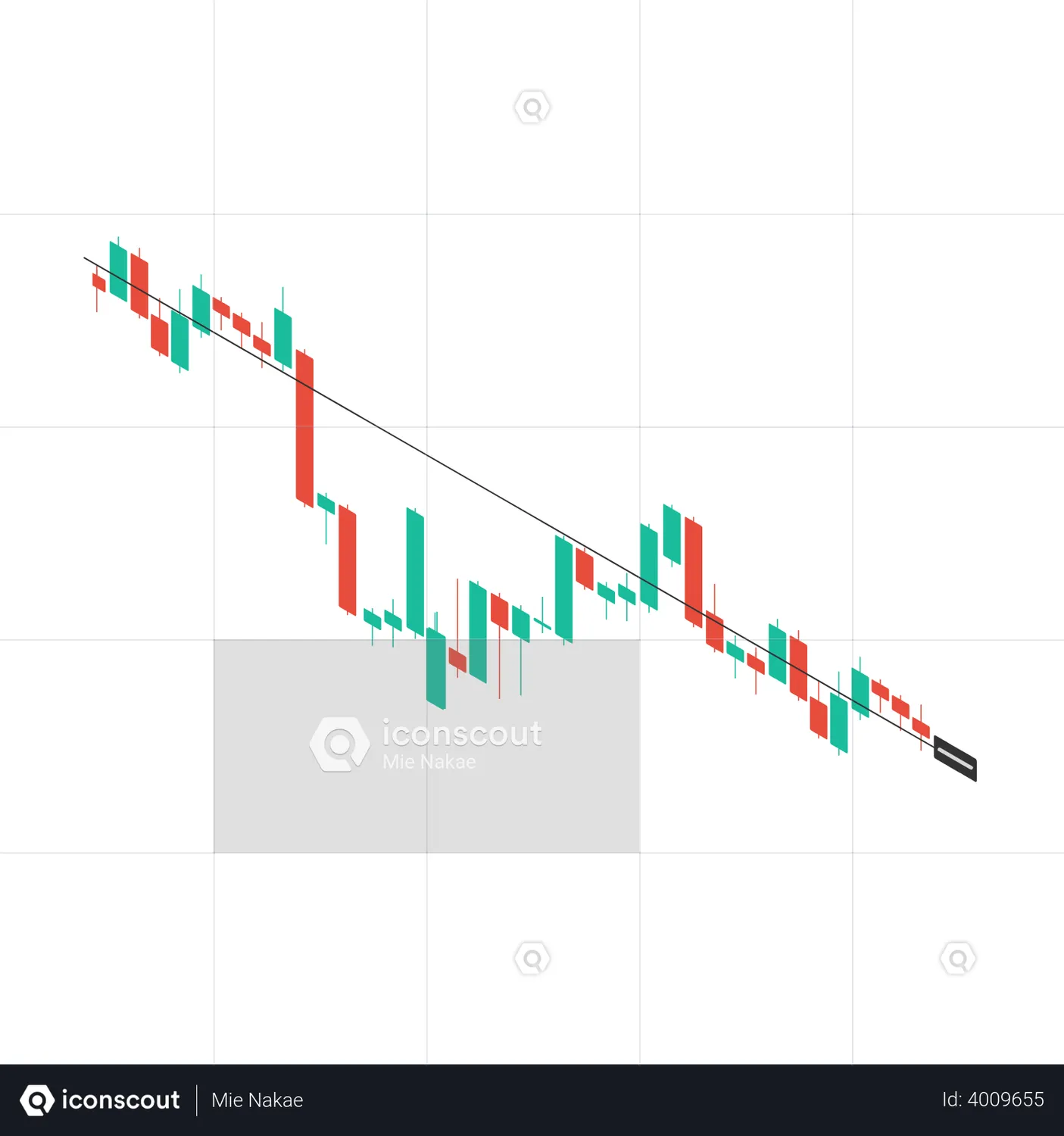 Candlestick Chart Crypto Stock Animation - Free Download Business