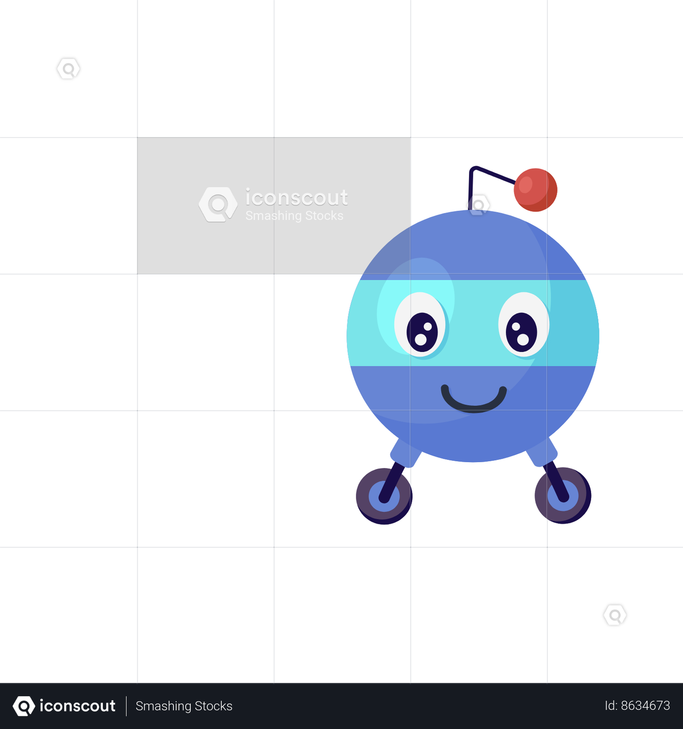 Cartoon Bot Animation by Smashing Stocks | LottieFiles