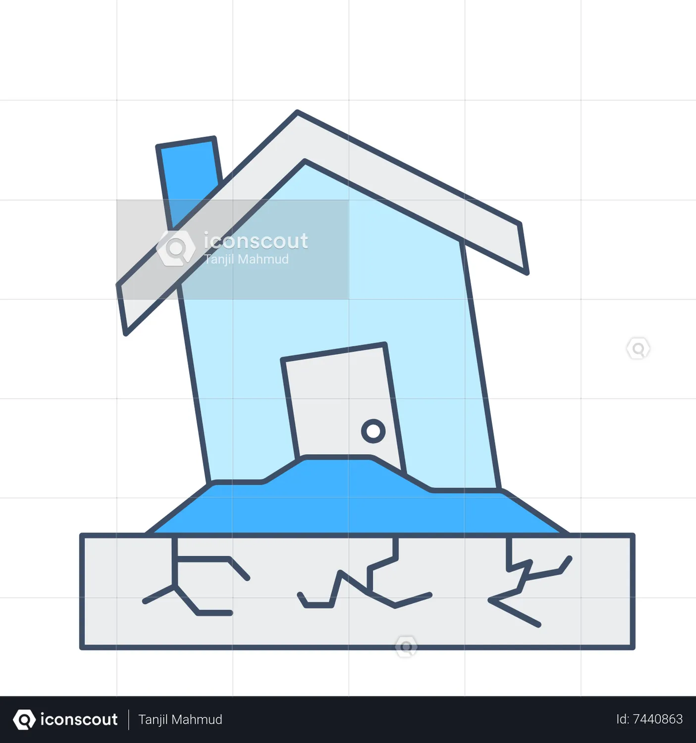 Obtén Casa De Influencia Del Terremoto Animated Icon de por descarga  gratuita en Naturaleza Animated Icons | IconScout