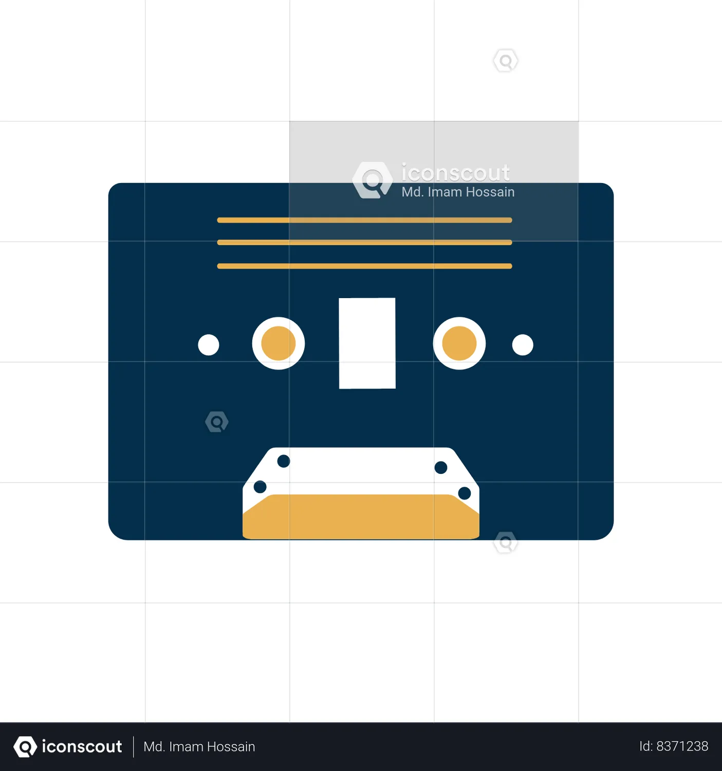 Cassette Tape Animated Icon Download In Json Lottie Or Mp4 Format