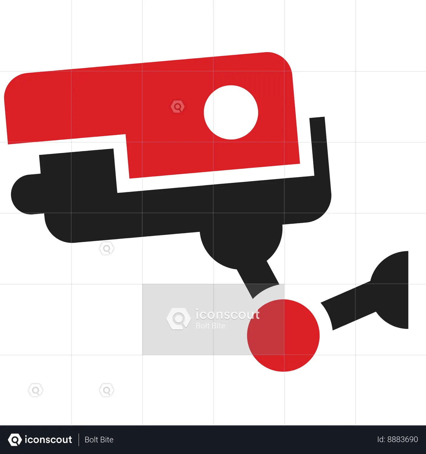 Cctv Camera Animated Icon download in JSON, LOTTIE or MP4 format