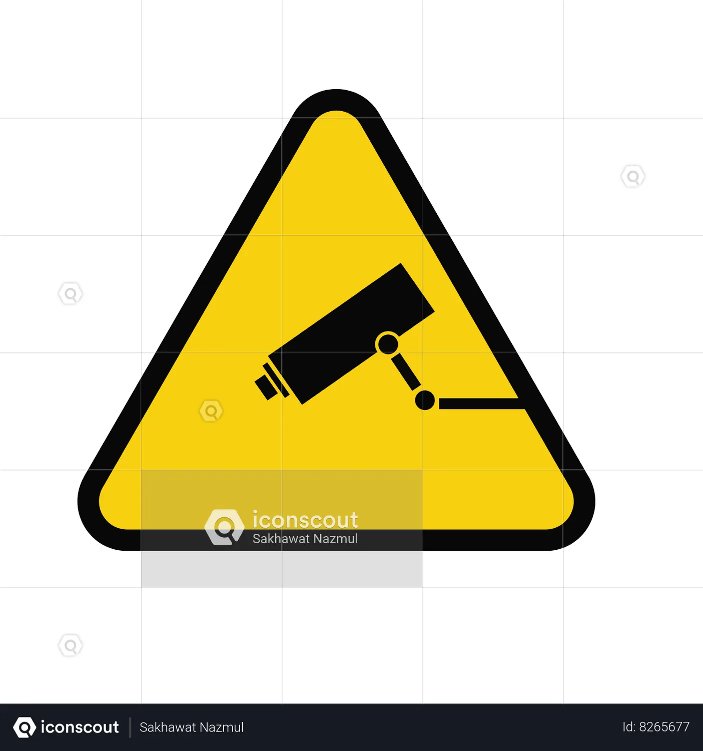 Cctv Warning Emoji Animated Icon download in JSON, LOTTIE or MP4 format