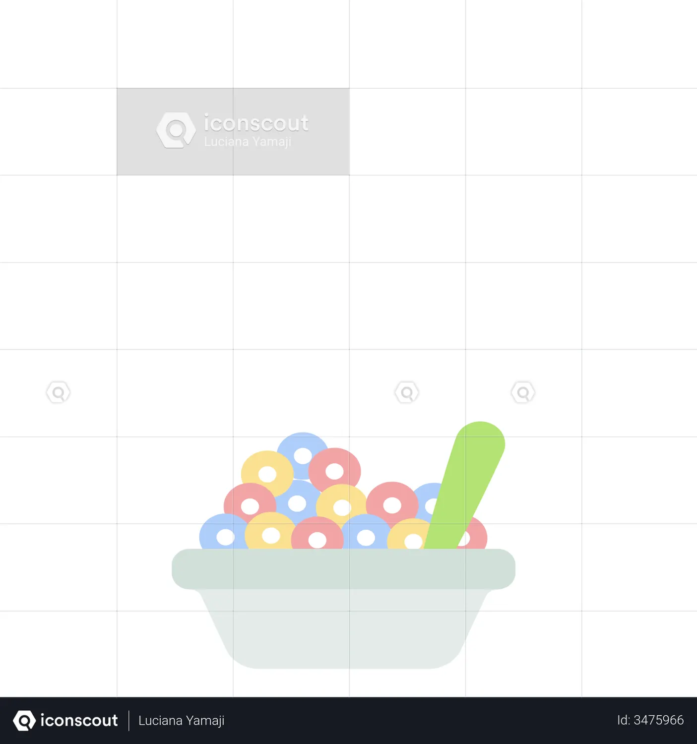 Cereal Bowl Animated Icon download in JSON, LOTTIE or MP4 format