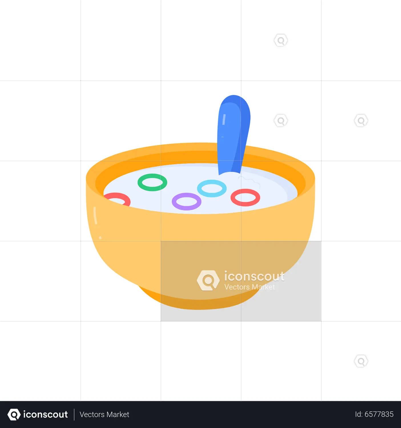 Cereal Bowl Animated Icon download in JSON, LOTTIE or MP4 format