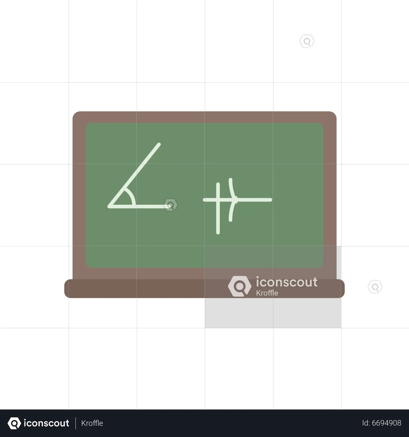 Chalkboard Animated Icon download in JSON, LOTTIE or MP4 format