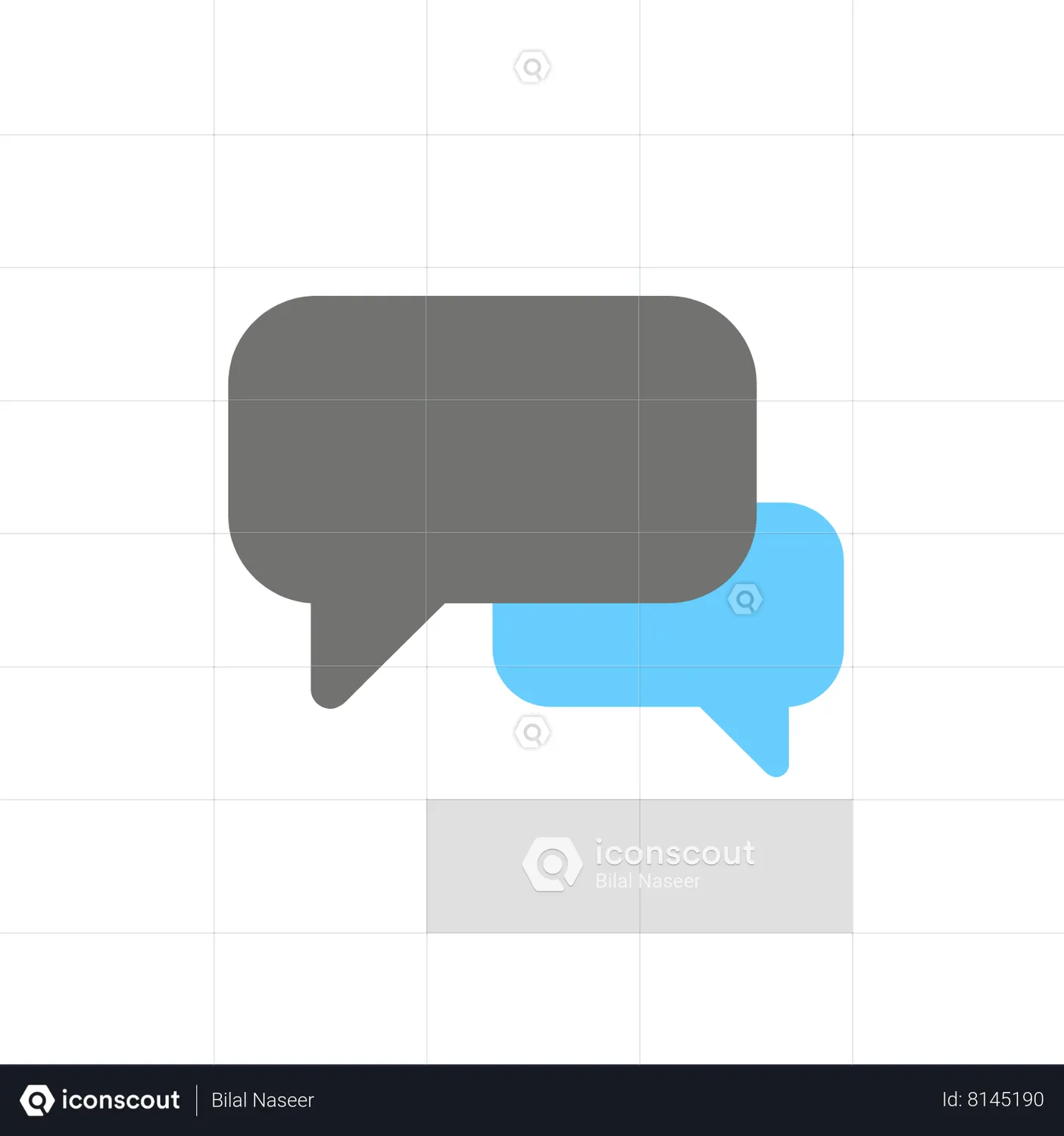 Chat Animated Icon - Free Download Network & Communication Animated ...