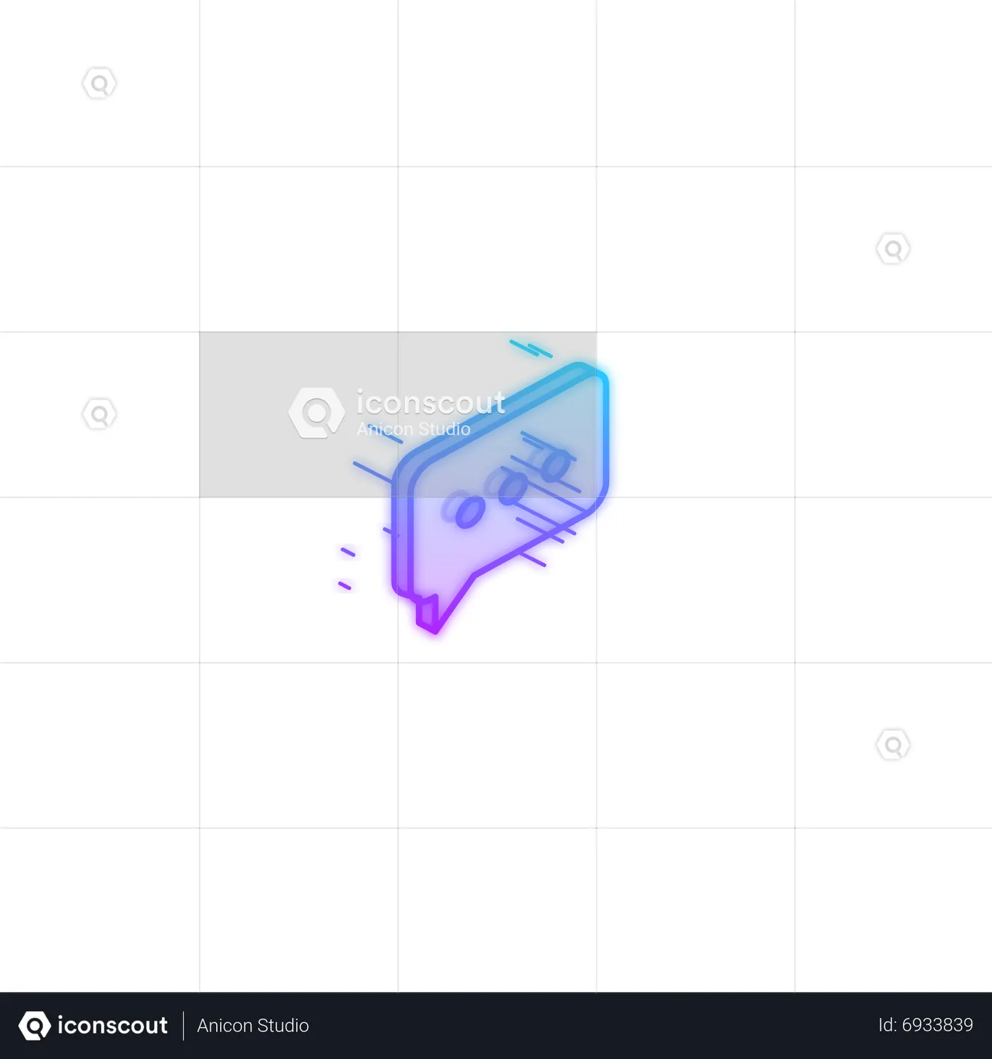 Chat Bubble Animated Icon - Free Download Design & Development Animated ...