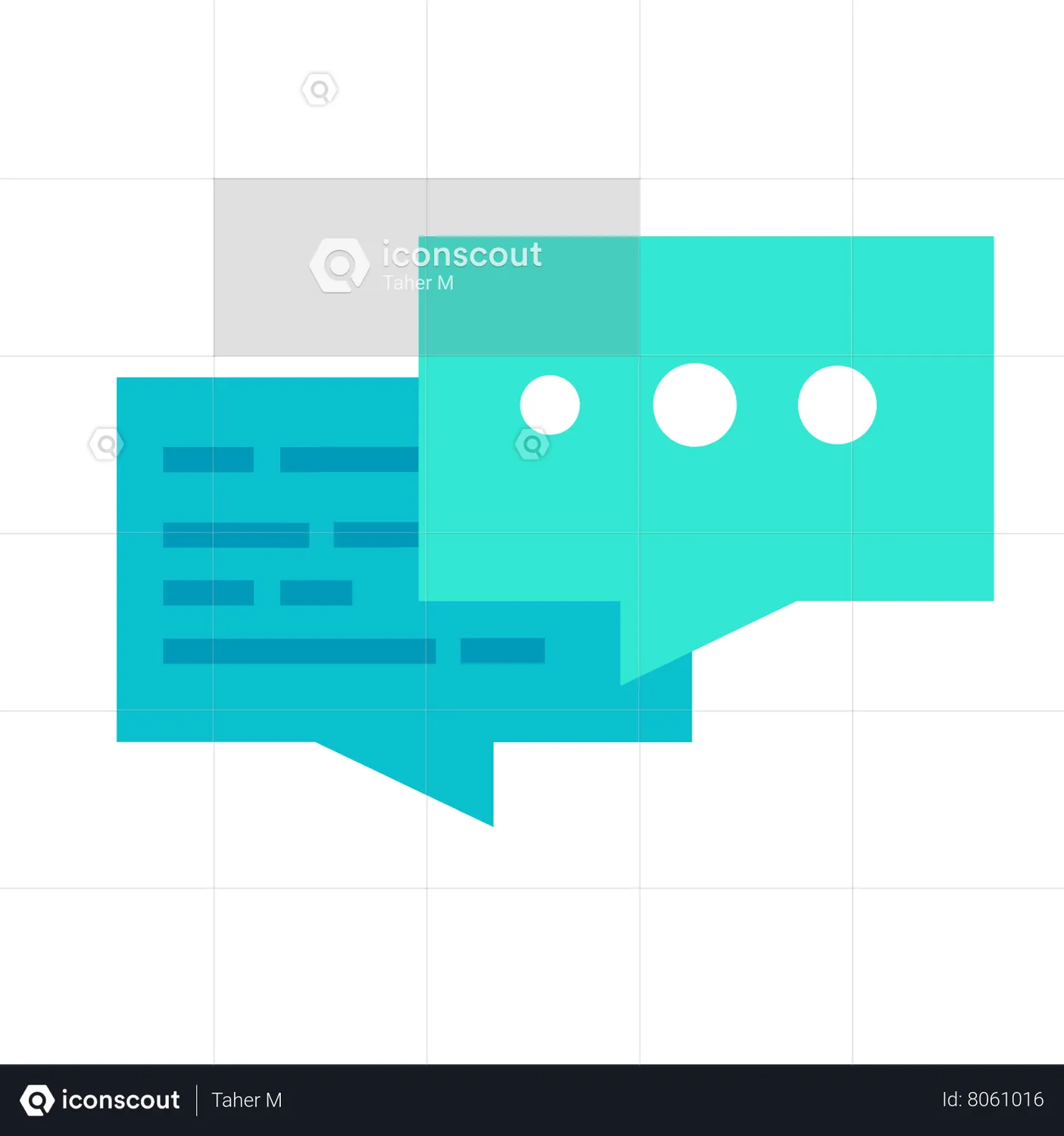 Chat Messages Animated Icon download in JSON, LOTTIE or MP4 format