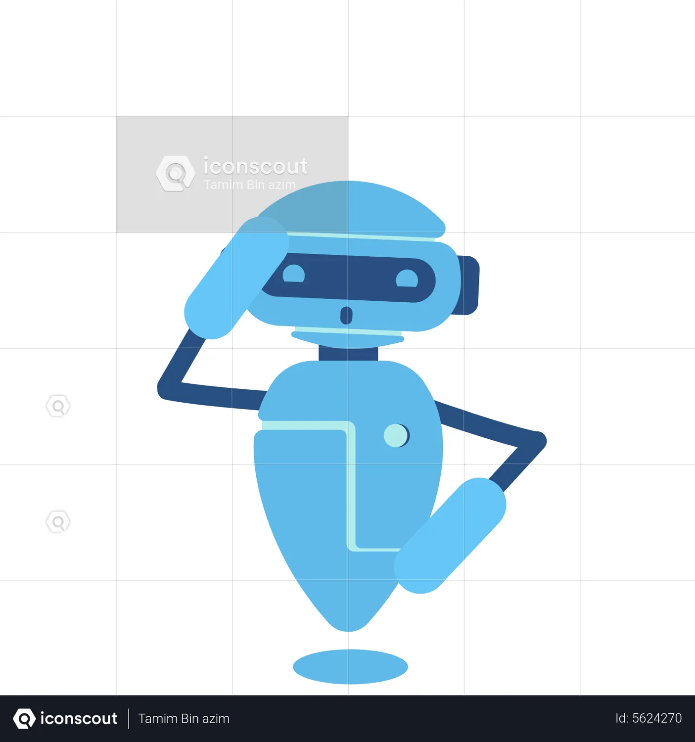 Chatbot Thinking Idea Animated Icon download in JSON, LOTTIE or MP4 format