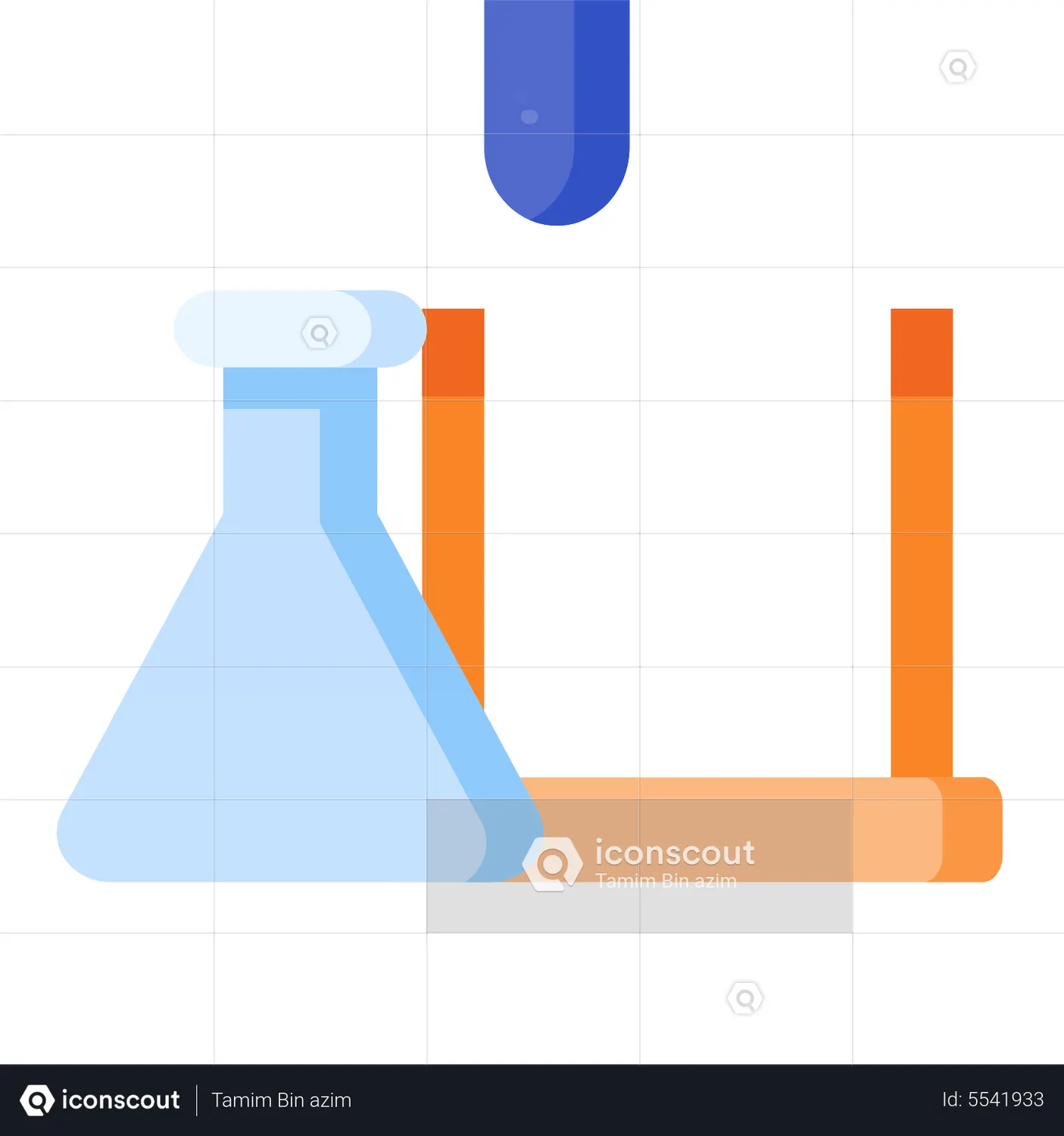 Chemistry flasks Animated Icon download in JSON, LOTTIE or MP4 format