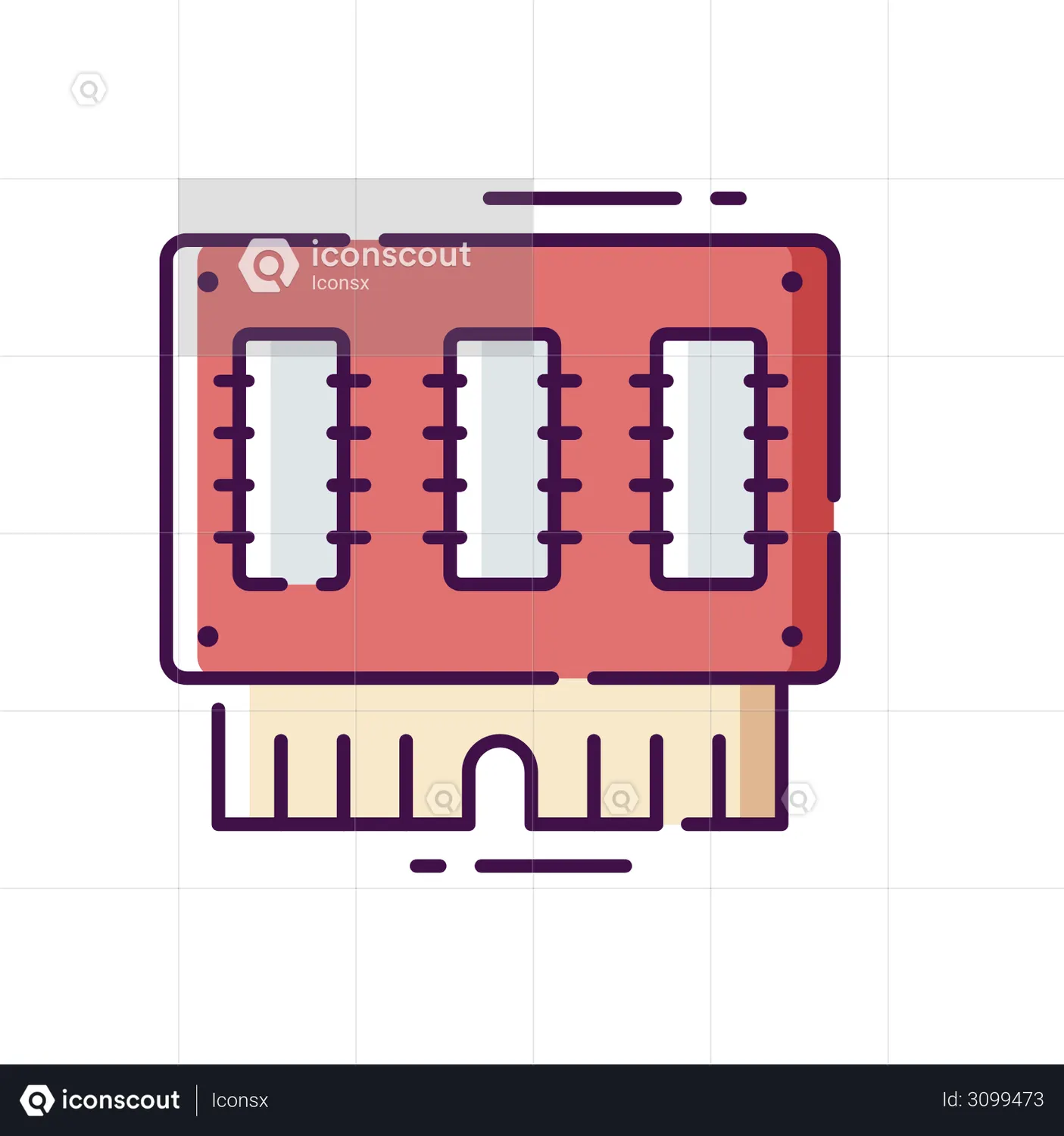 Chip Chipset Module Animated Icon download in JSON, LOTTIE or MP4 format