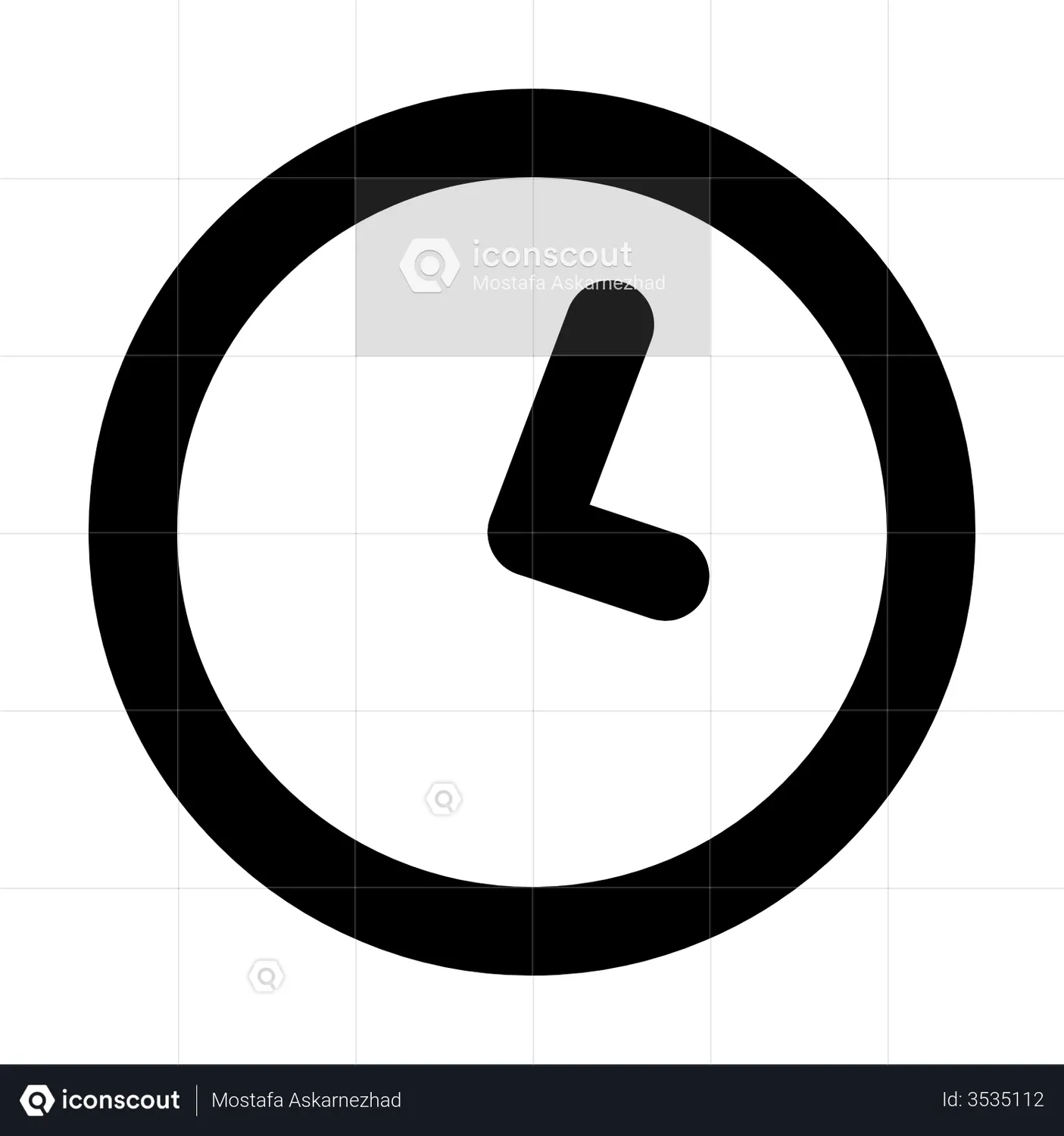 Clock Animated Icon download in JSON, LOTTIE or MP4 format