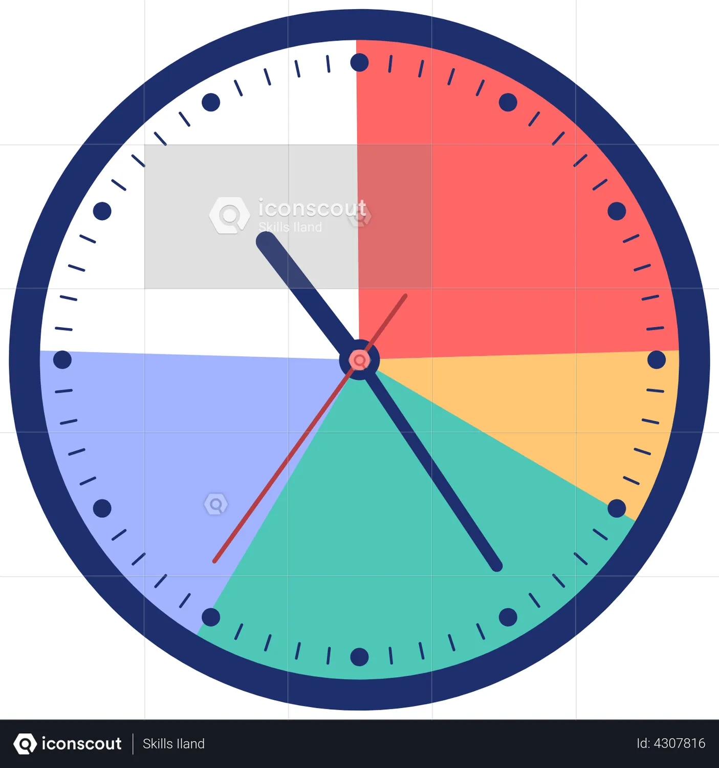 Clock Animated Icon download in JSON, LOTTIE or MP4 format