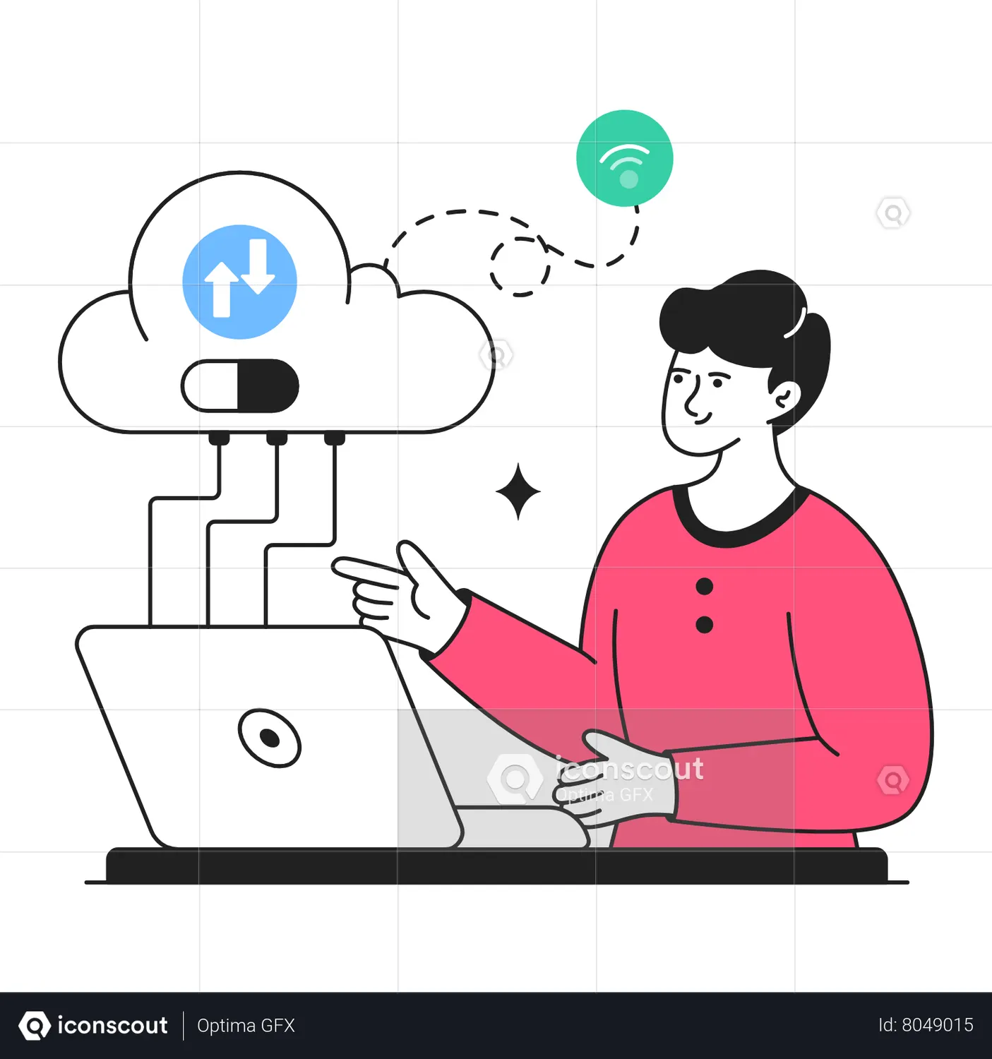 Cloud Computing Animation - Free Download Network & Communication ...