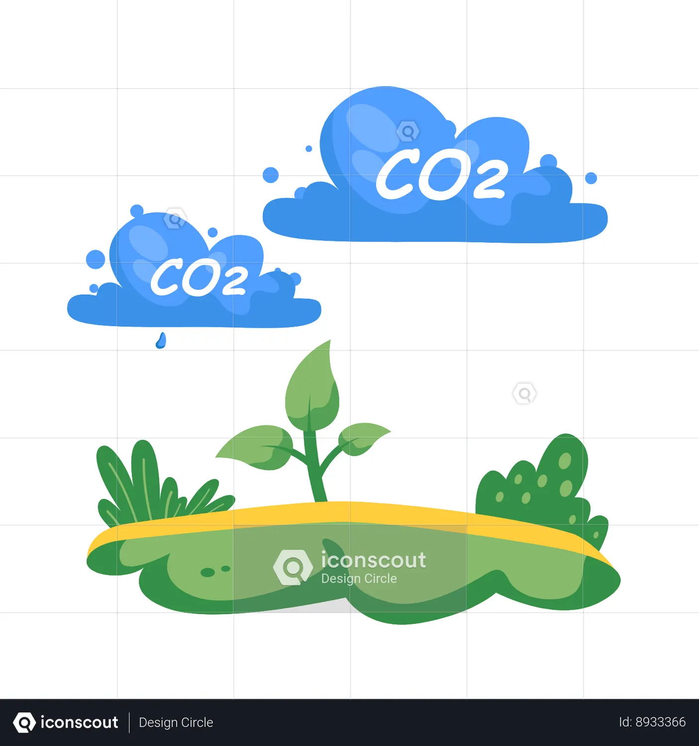 CO2 Animated Icon download in JSON, LOTTIE or MP4 format