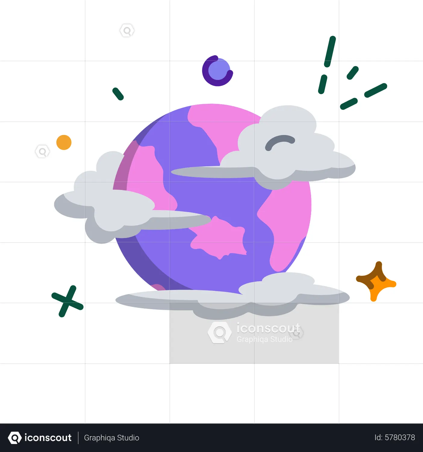 Co2 Animated Icon download in JSON, LOTTIE or MP4 format