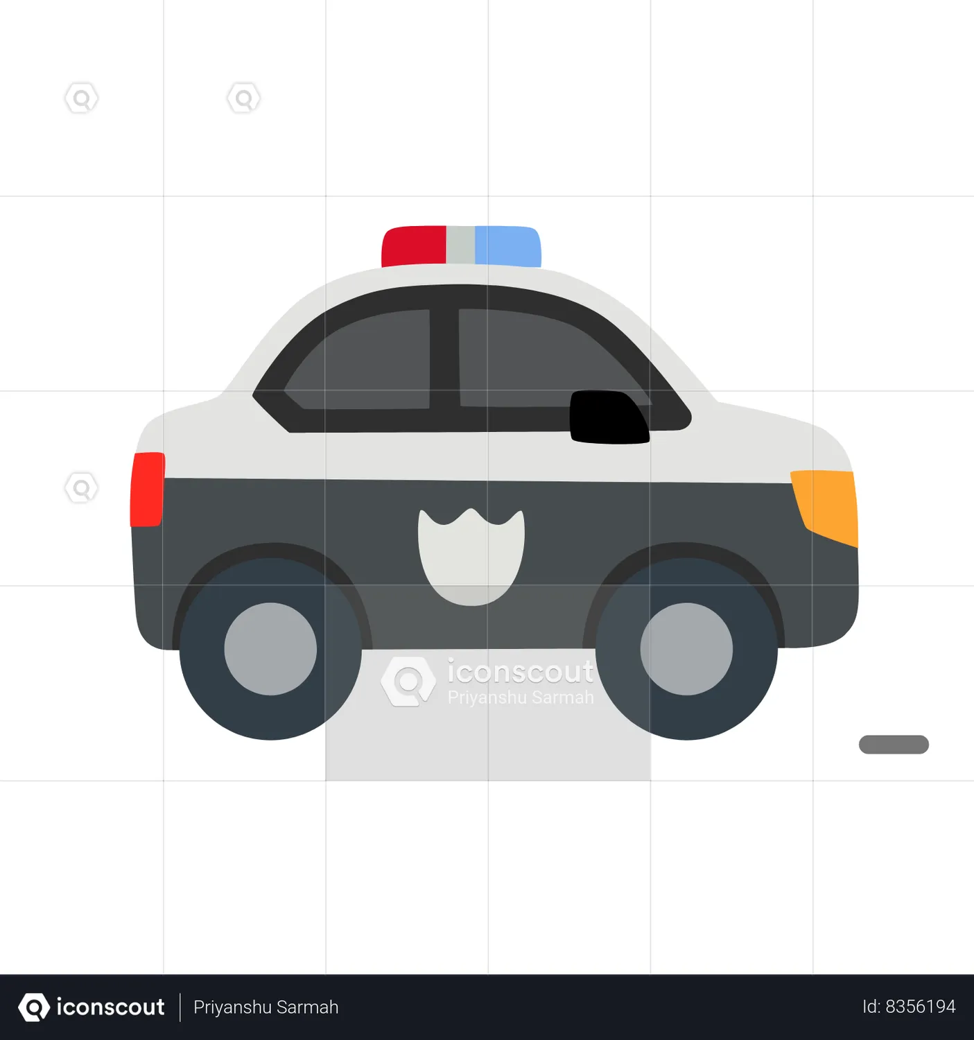 Obtén Coche De Policía Animated Icon de por descarga gratuita en Vehículo  Animated Icons | IconScout