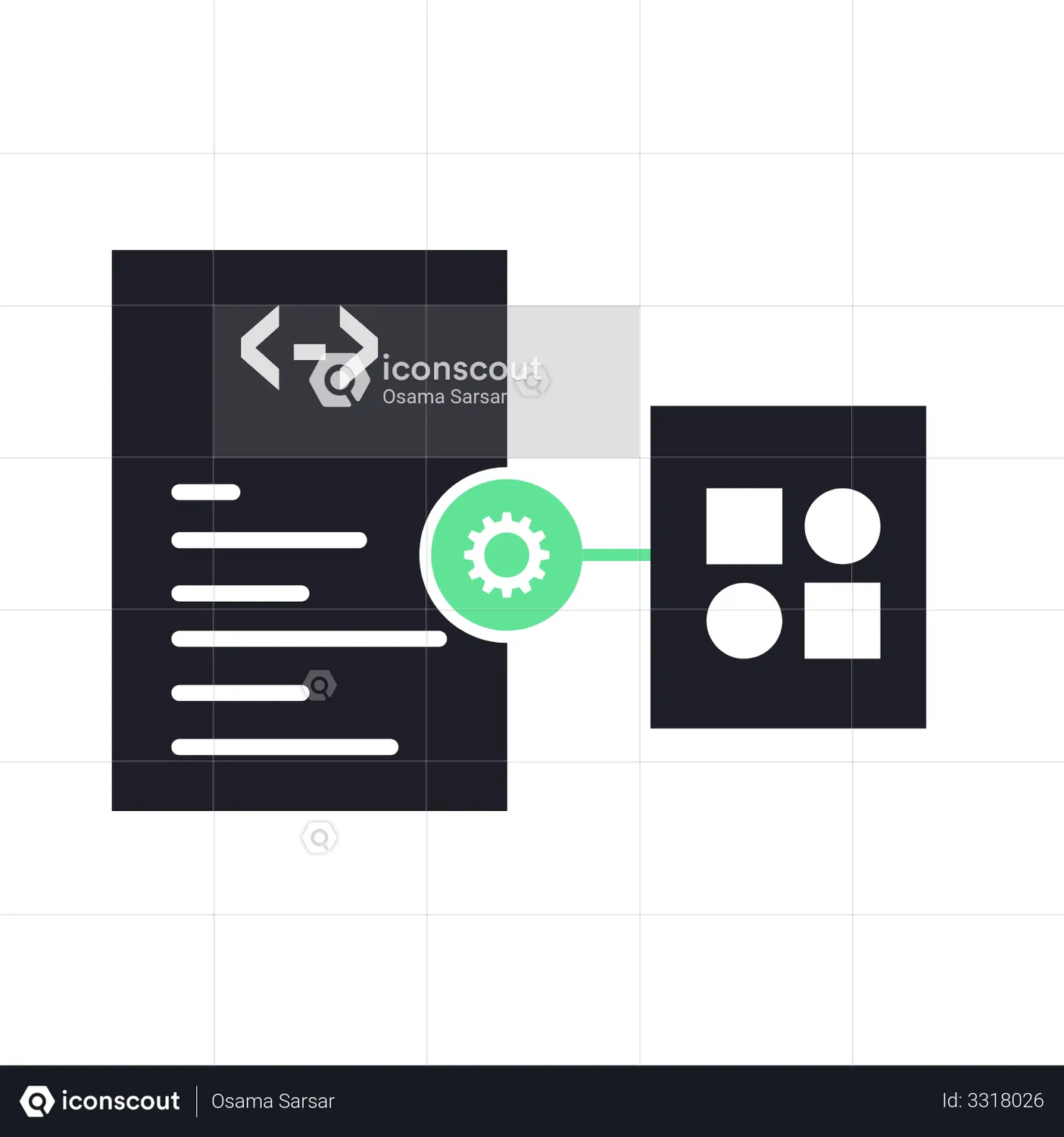 Code Compiler Animated Icon download in JSON, LOTTIE or MP4 format