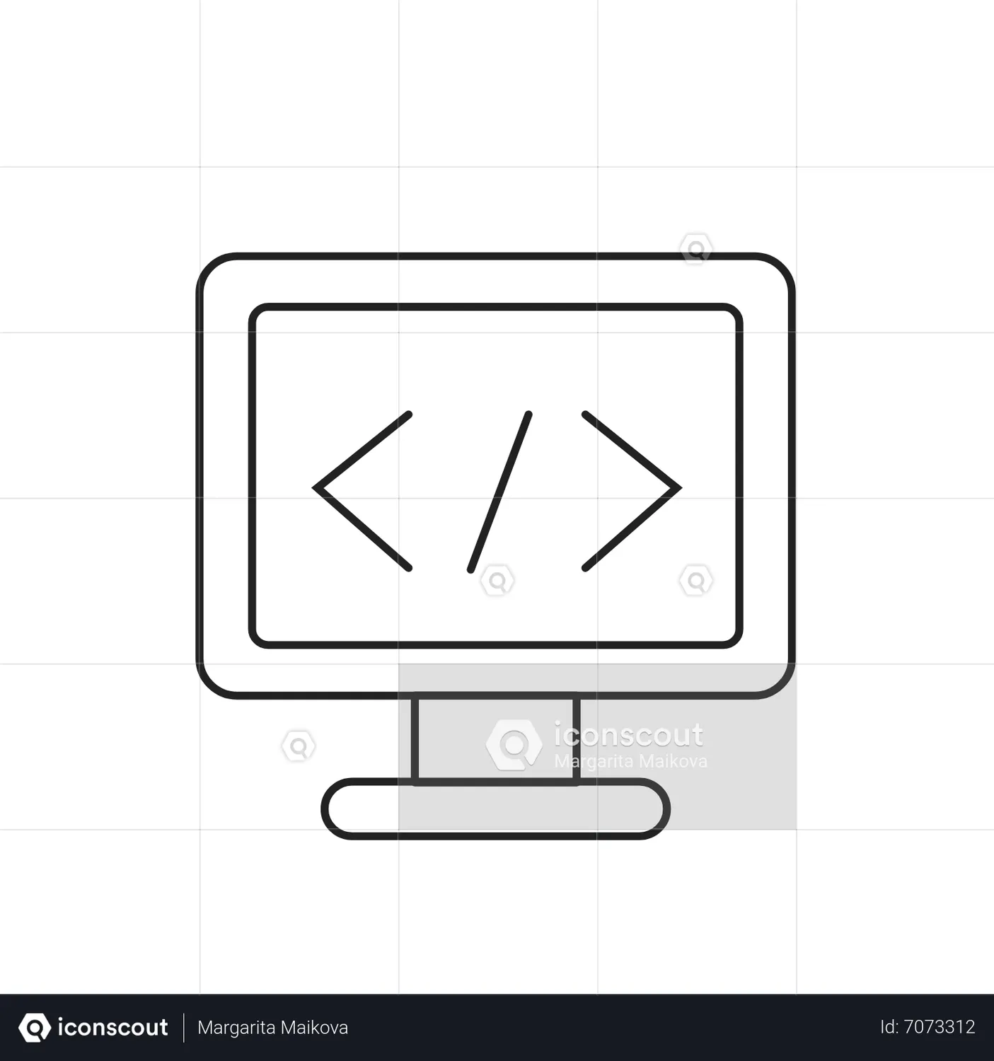 Coding Animated Icon download in JSON, LOTTIE or MP4 format