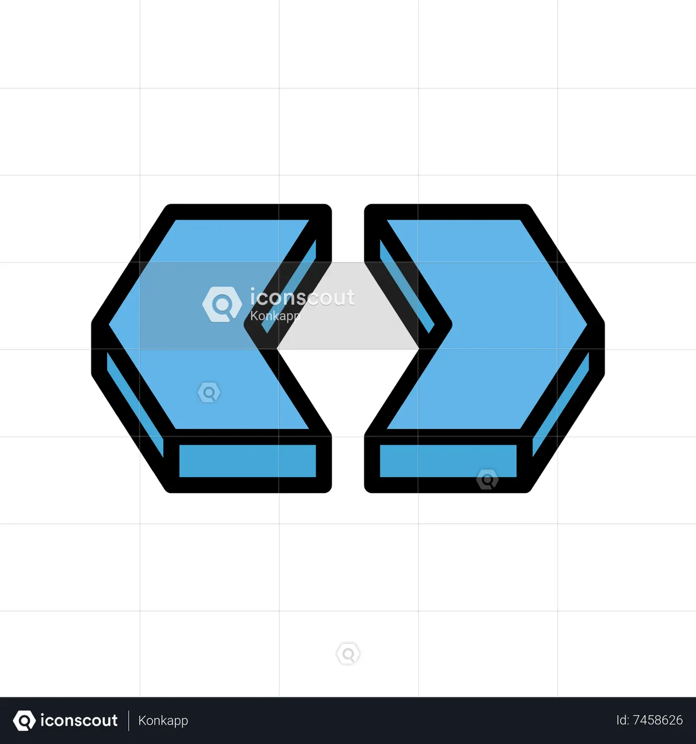 Coding Arrow Animated Icon download in JSON, LOTTIE or MP4 format