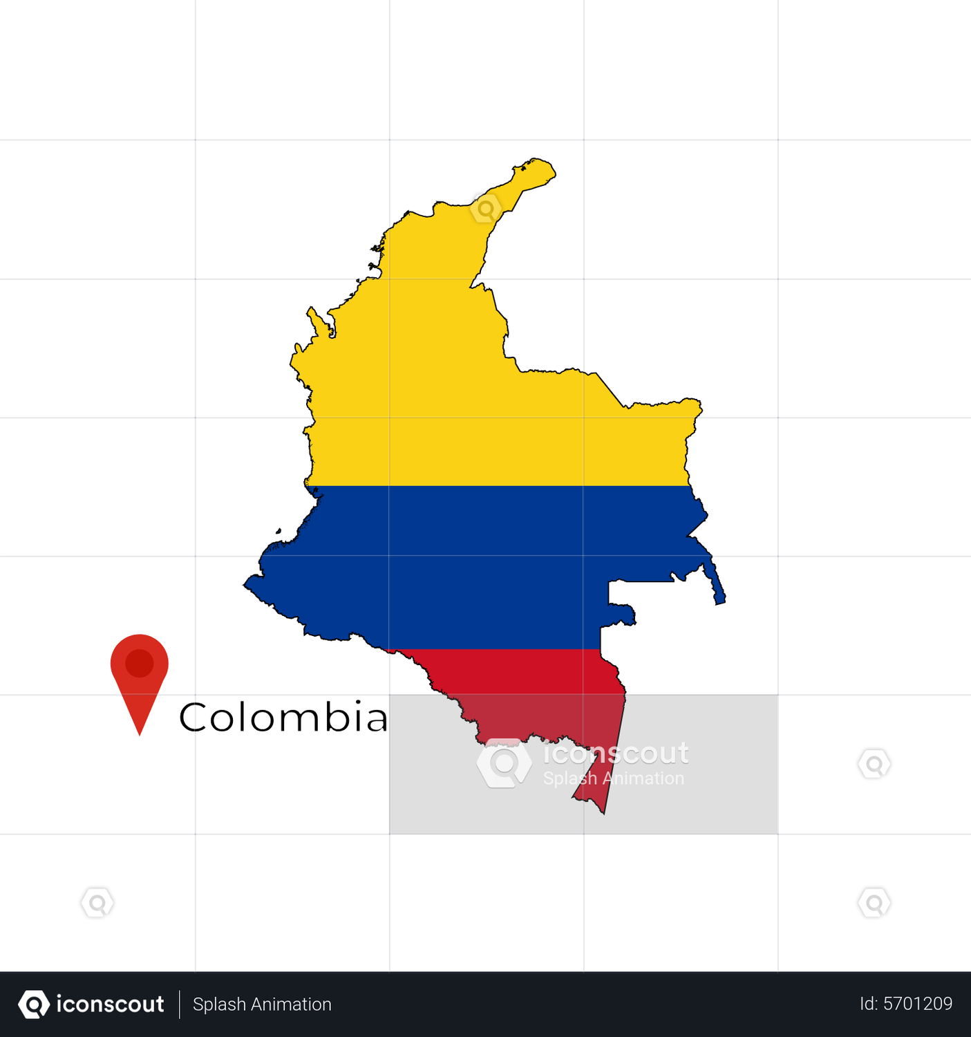 Colombia Flag Map Flag Animated Illustration Download In JSON LOTTIE   Colombia Flag Map 7028224 5701209 