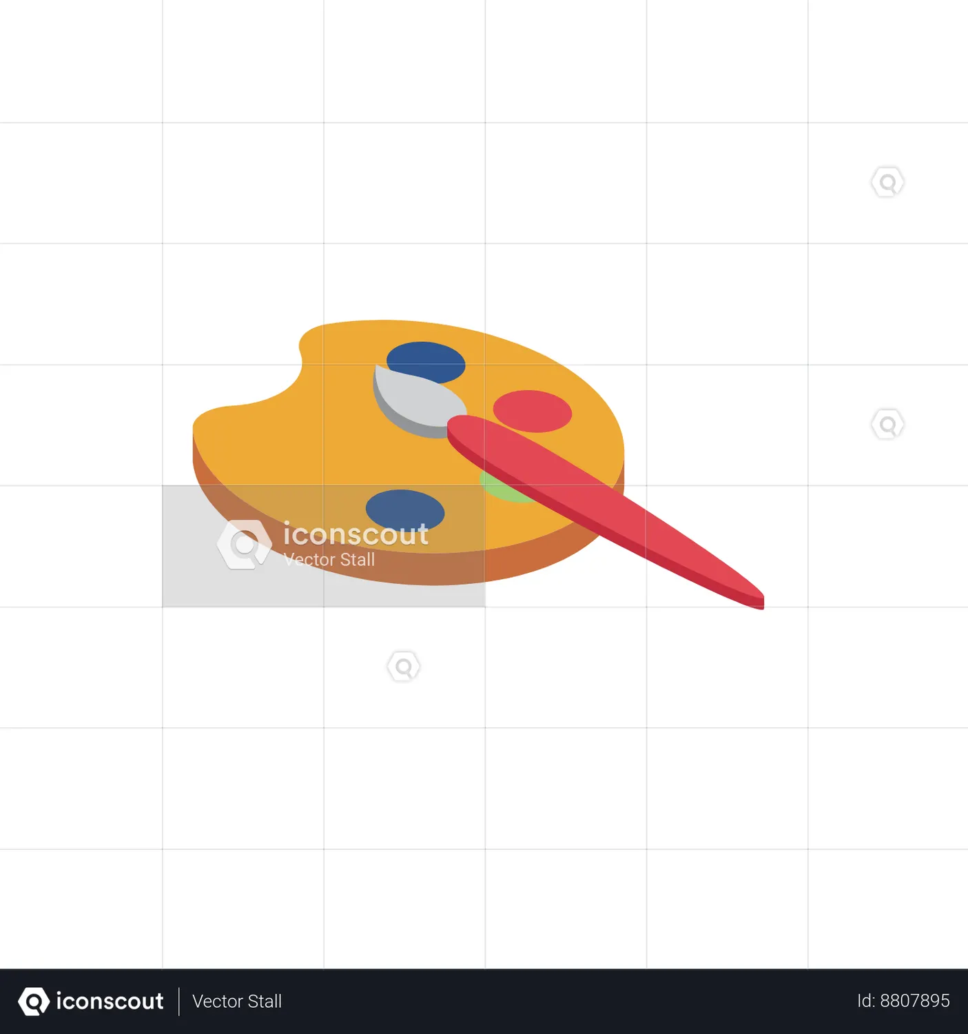 Color Palette Animated Icon download in JSON, LOTTIE or MP4 format