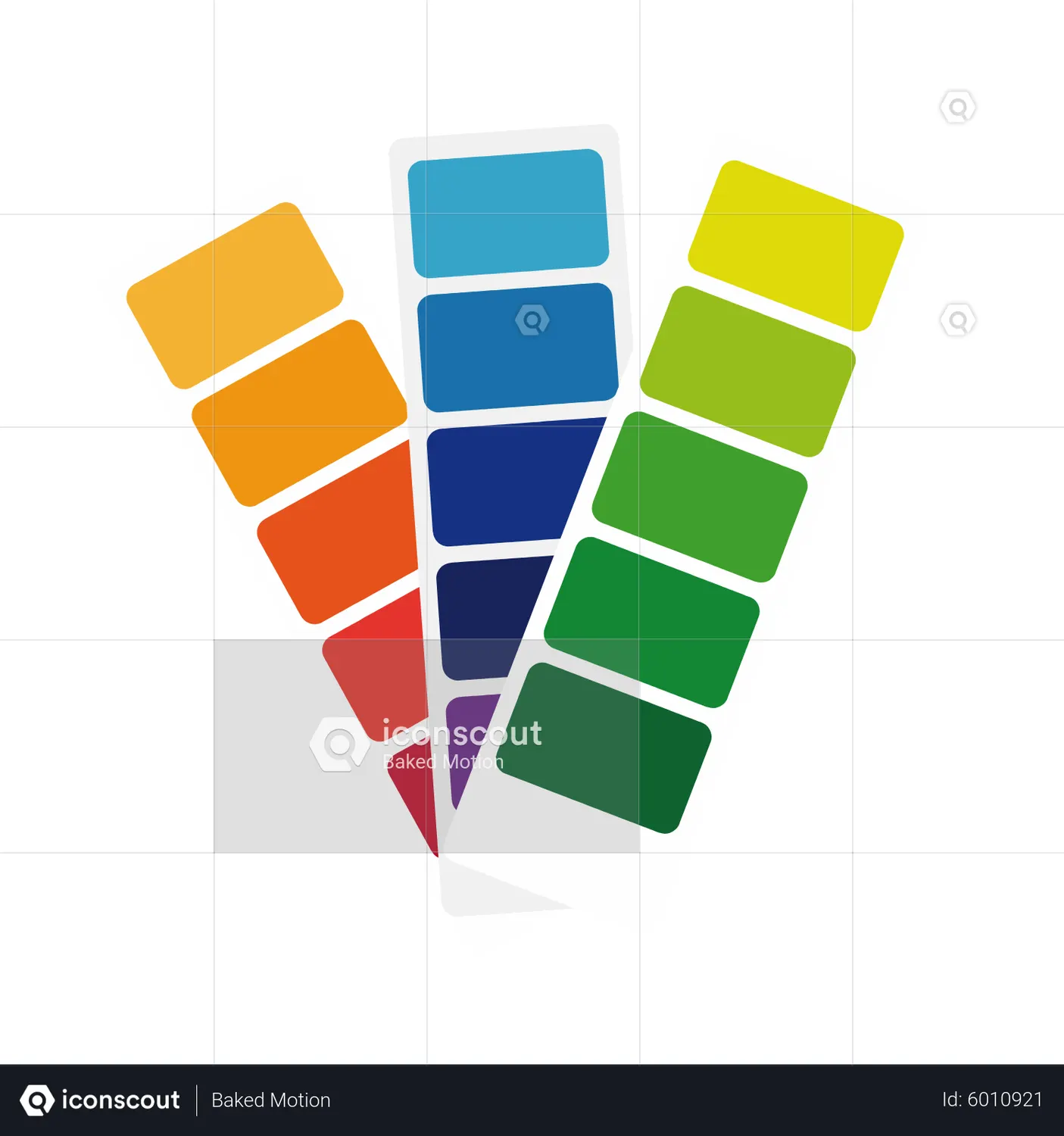 Color Palette Animated Icon Free Download User Interface Animated