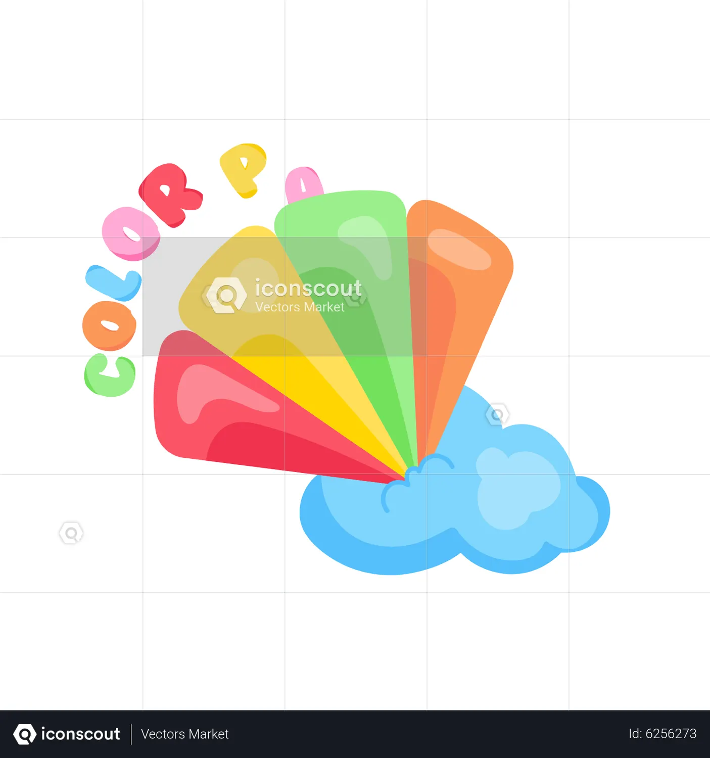 Color Palette Animated Icon download in JSON, LOTTIE or MP4 format