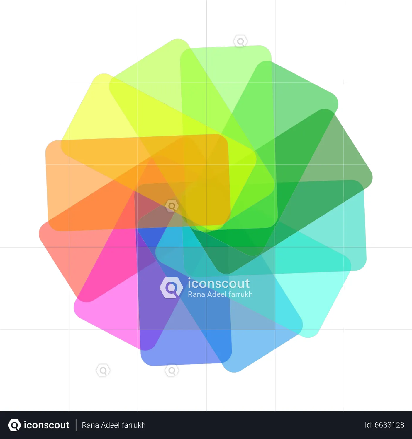 Color Palette Animated Icon download in JSON, LOTTIE or MP4 format