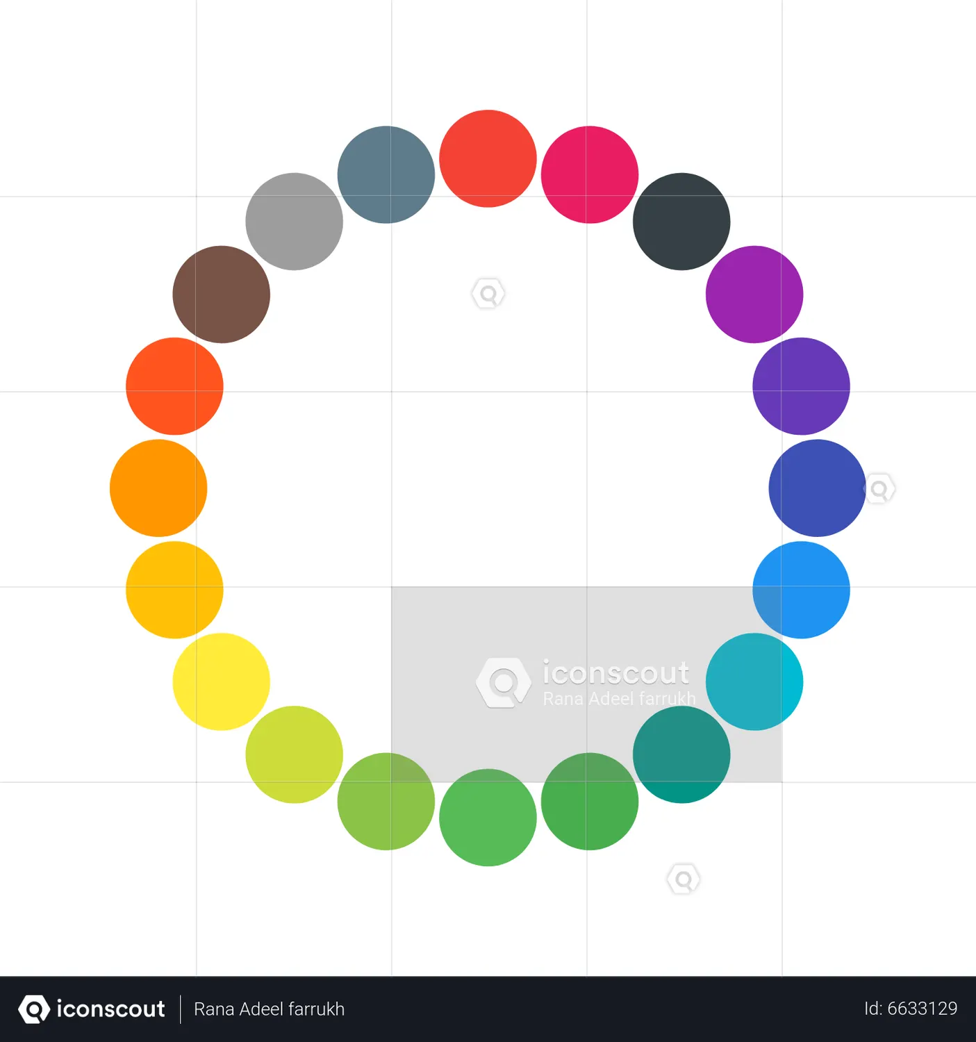 Color Palette Animated Icon download in JSON, LOTTIE or MP4 format