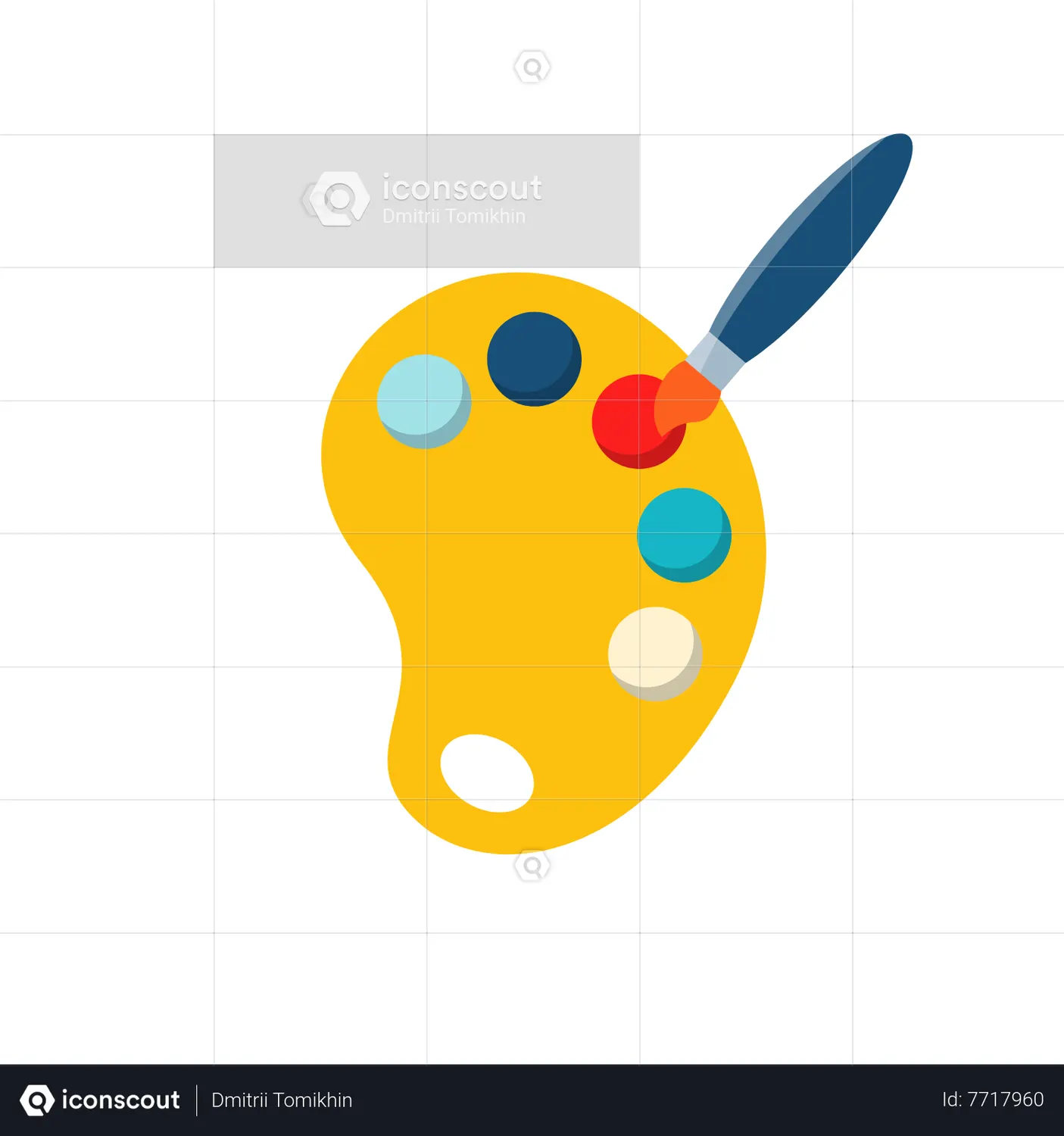 Color Palette Animated Icon download in JSON, LOTTIE or MP4 format