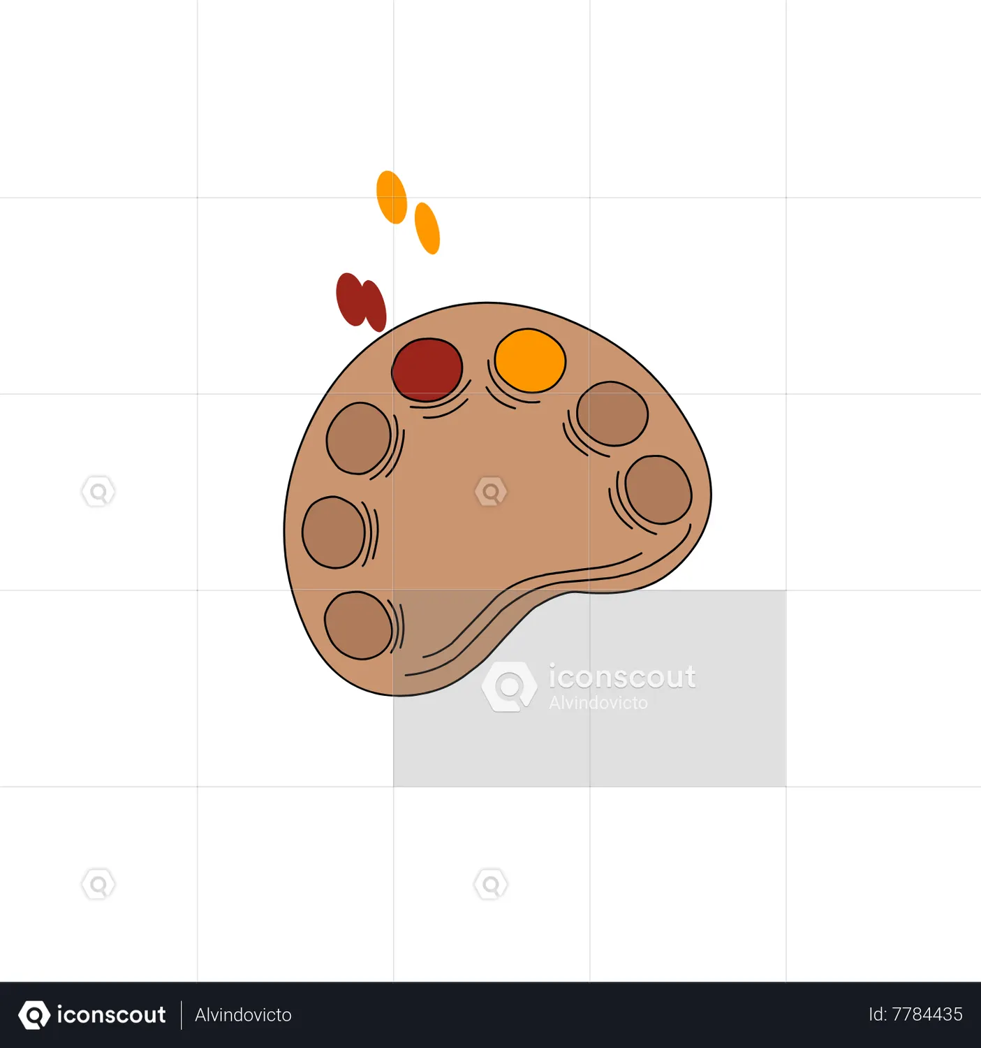 Color Palette Animated Icon download in JSON, LOTTIE or MP4 format