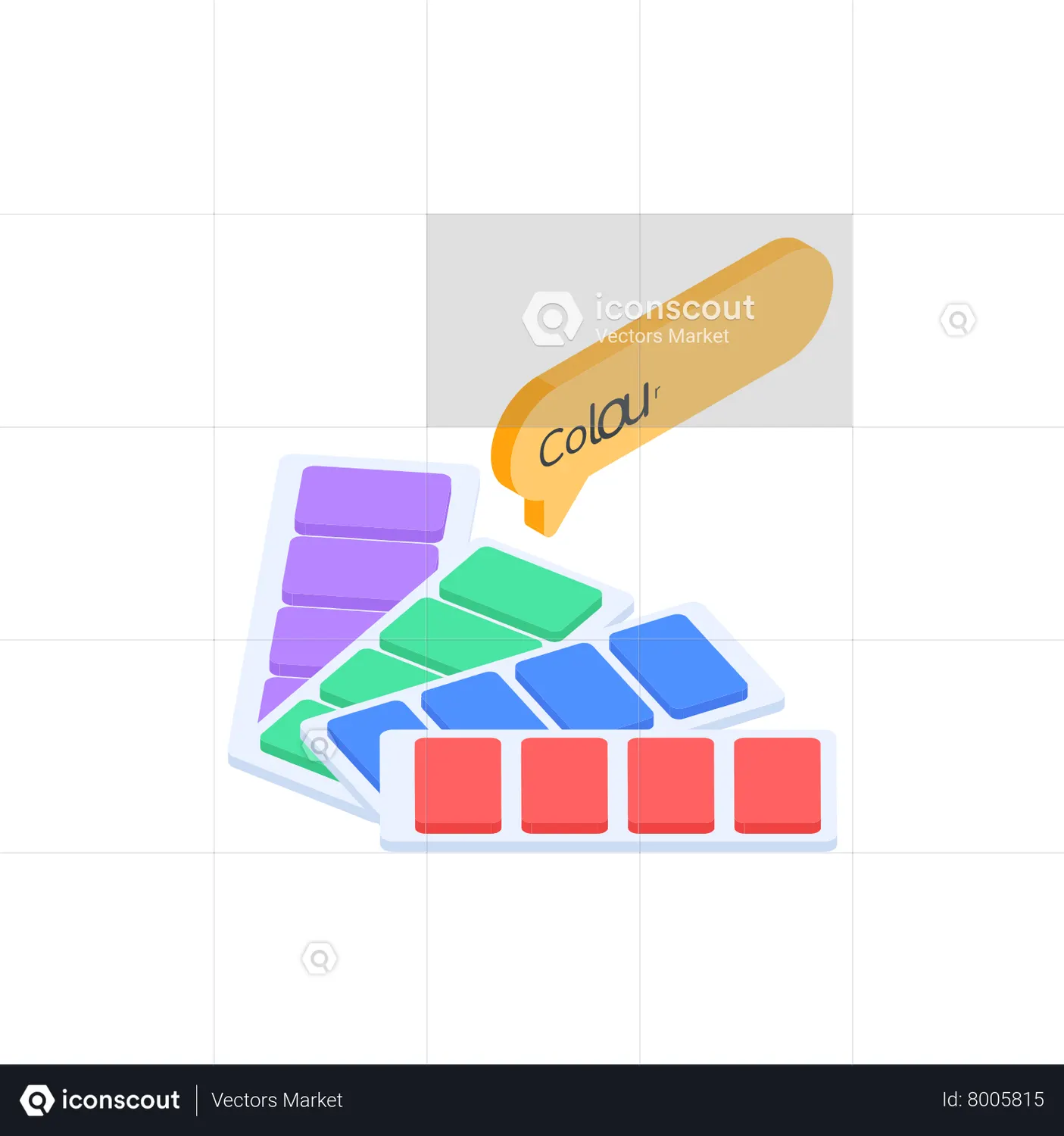 Color Palette Animated Icon download in JSON, LOTTIE or MP4 format
