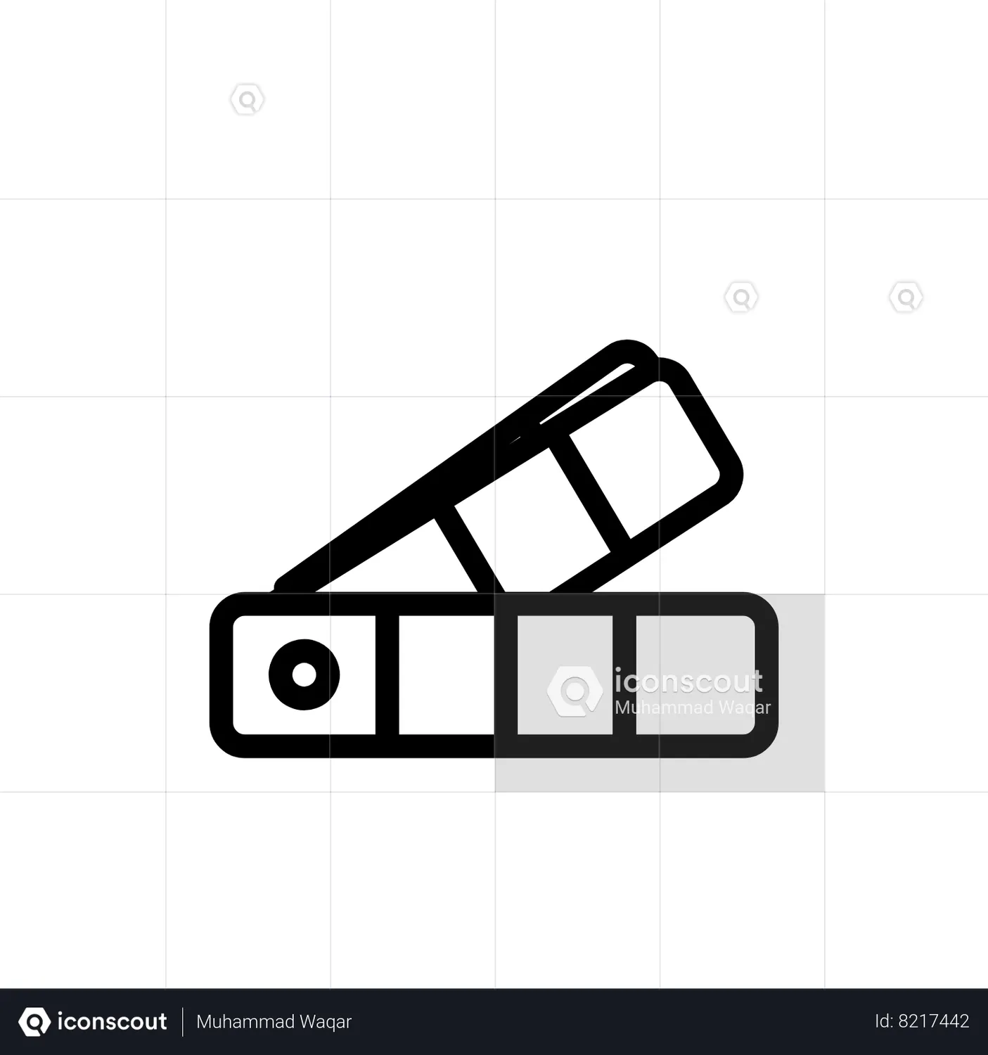 Color Palette Animated Icon download in JSON, LOTTIE or MP4 format
