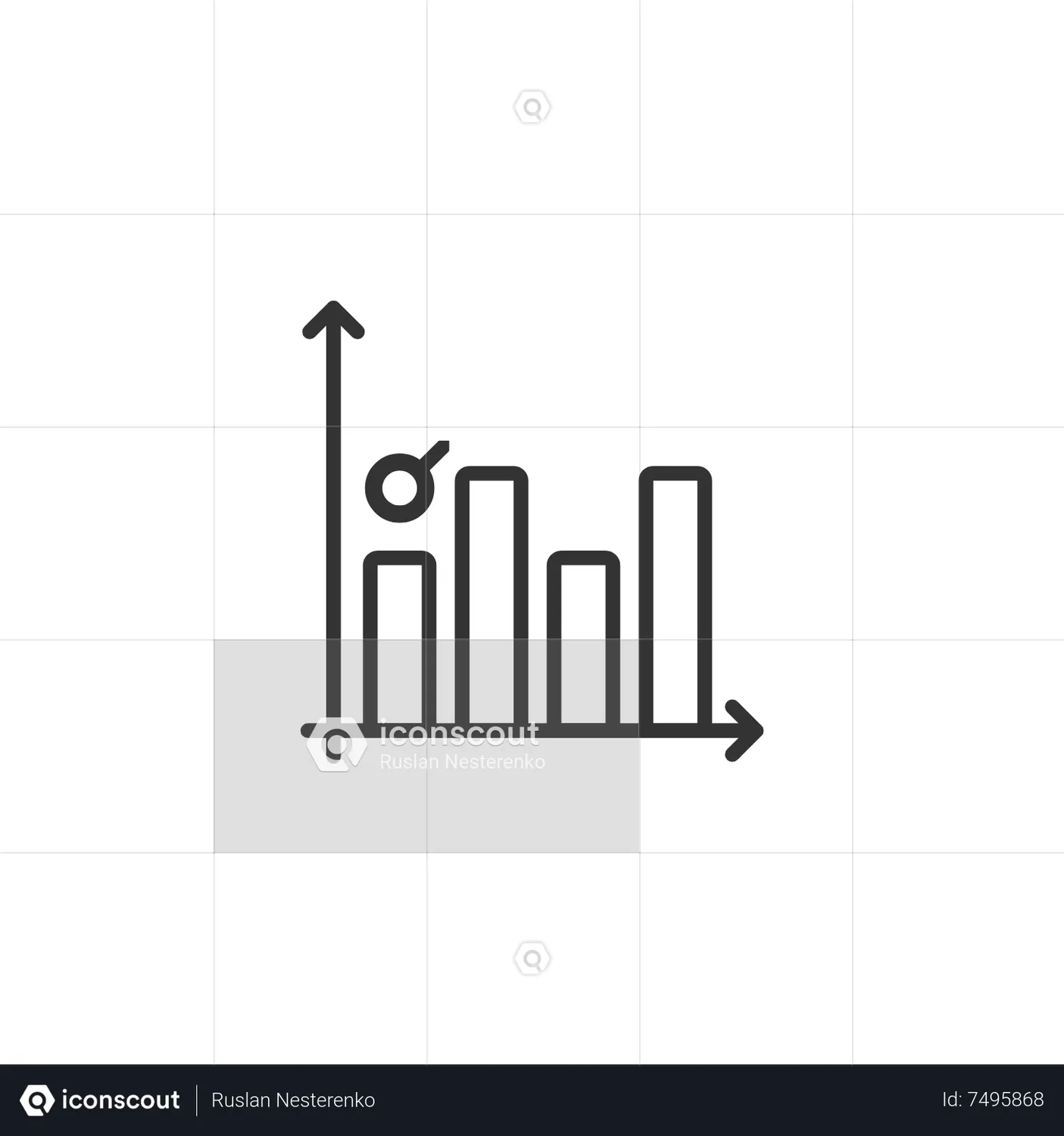 Combo chart Animated Icon download in JSON, LOTTIE or MP4 format