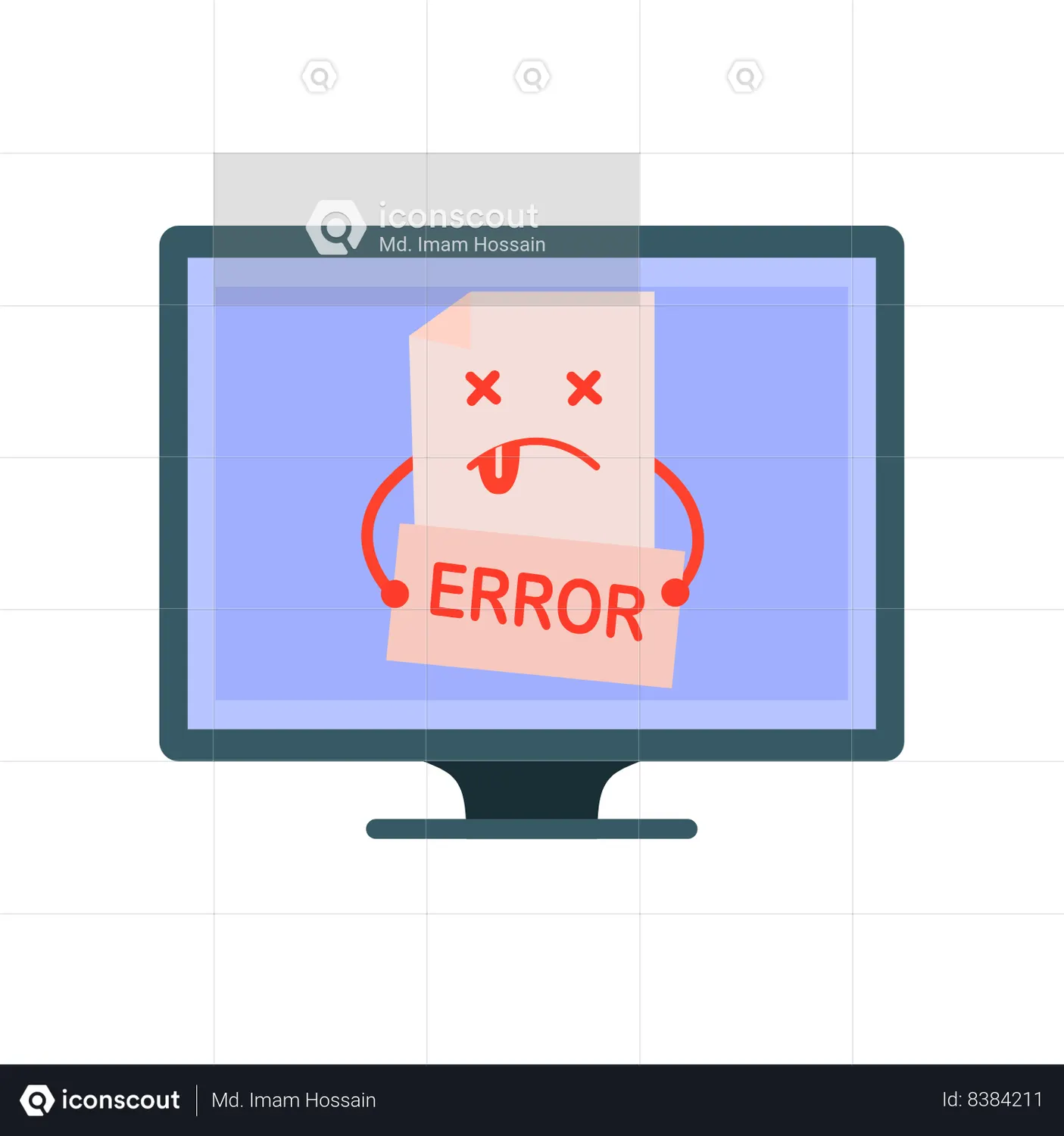 Computer Error Animated Icon - Free Download Sign & Symbols Animated ...