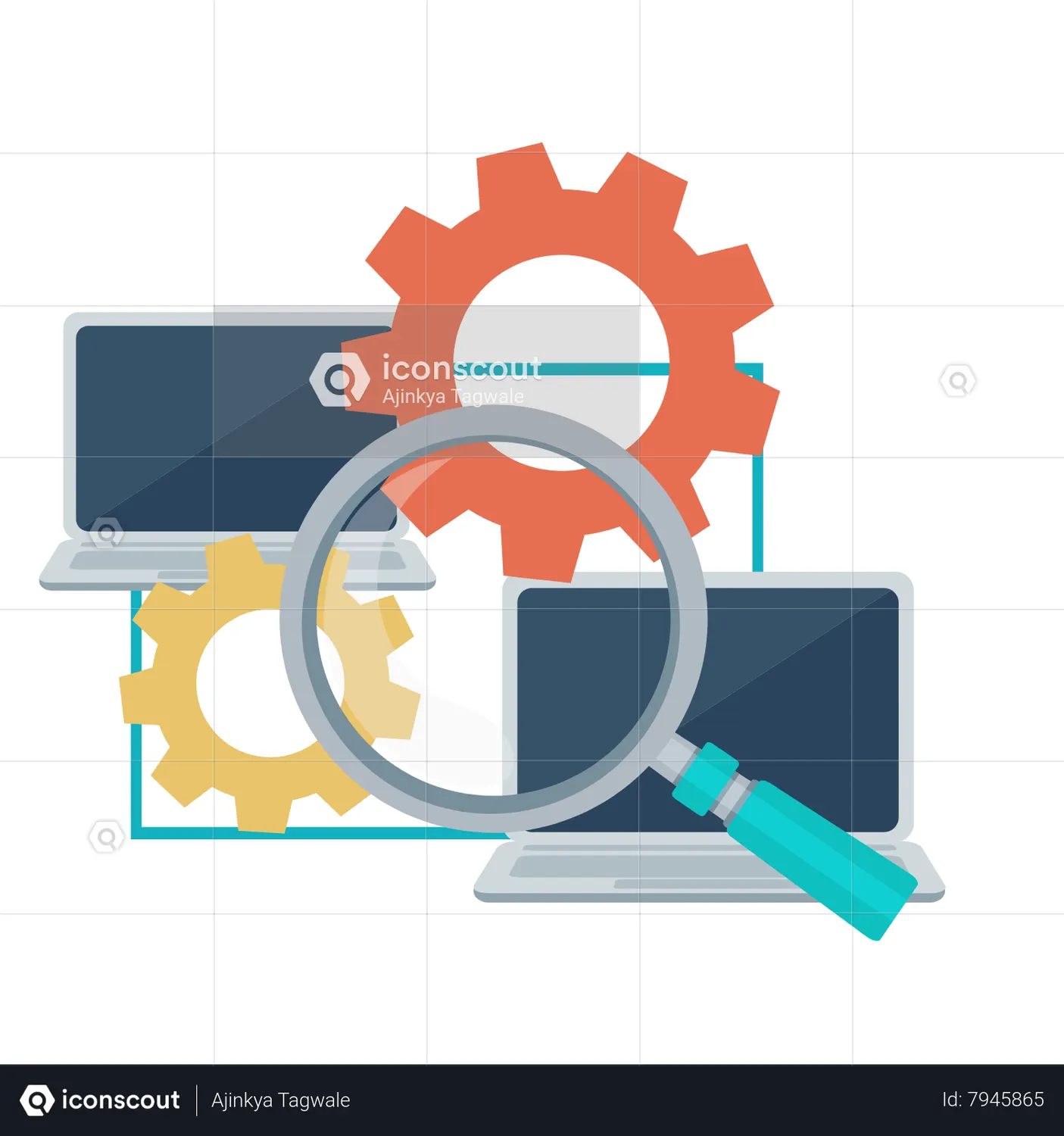 Computer Network Animated Icon download in JSON, LOTTIE or MP4 format