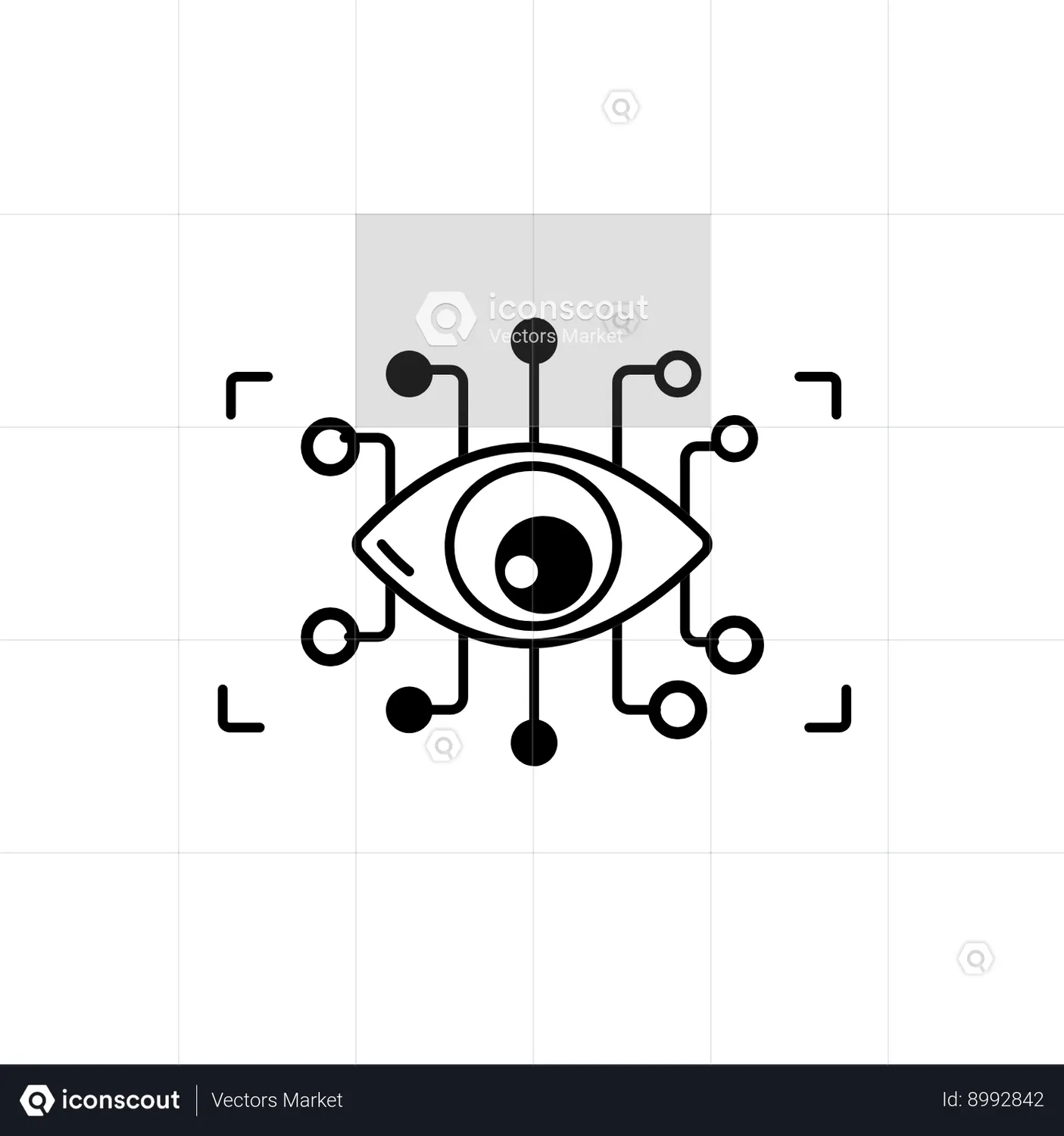 Computer Vision Animated Icon download in JSON, LOTTIE or MP4 format