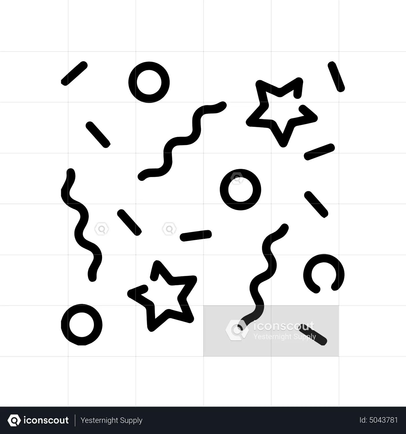 Confetti Burst Animated Icon download in JSON, LOTTIE or MP4 format