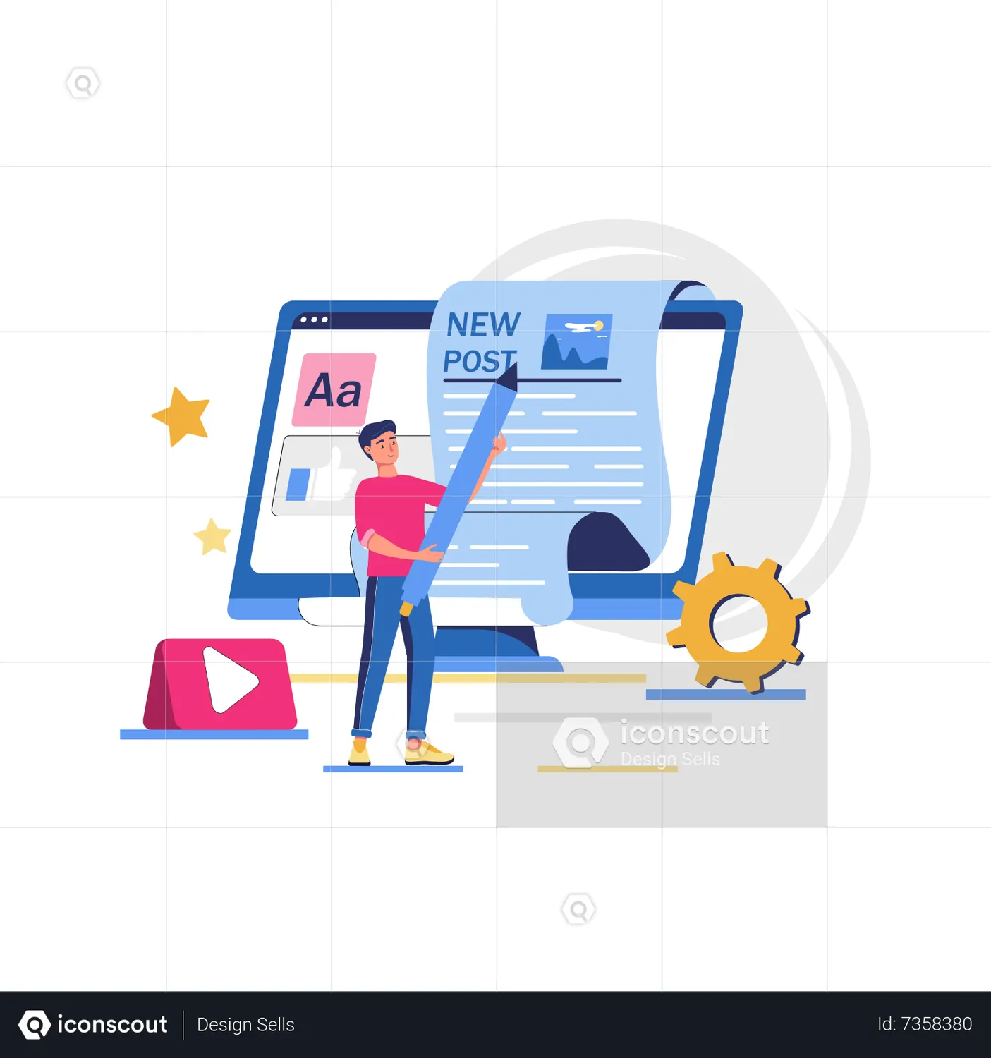 Content Maneger Animation Free Download Beauty Animations IconScout Content Maneger Animation Free Download Beauty Animations IconScout
