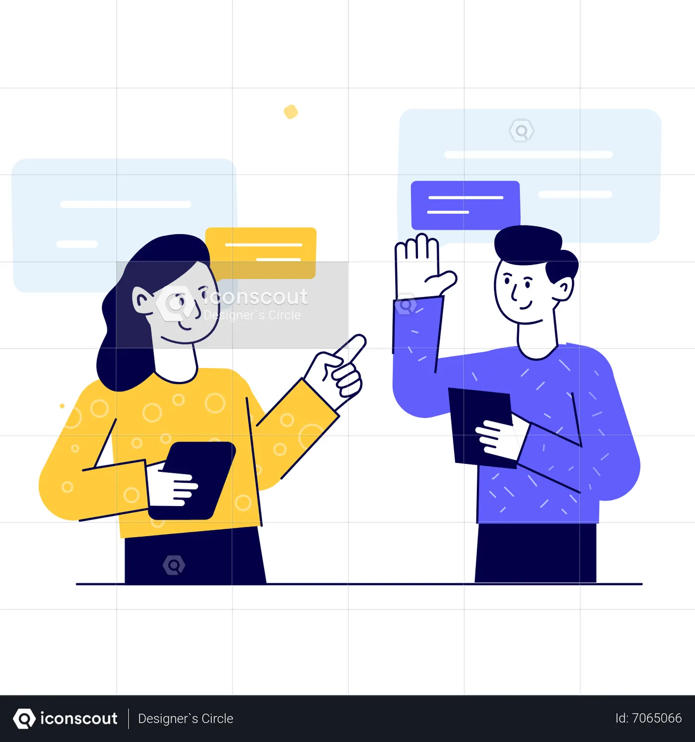 Conversation Animation - Free Download People Animations | IconScout