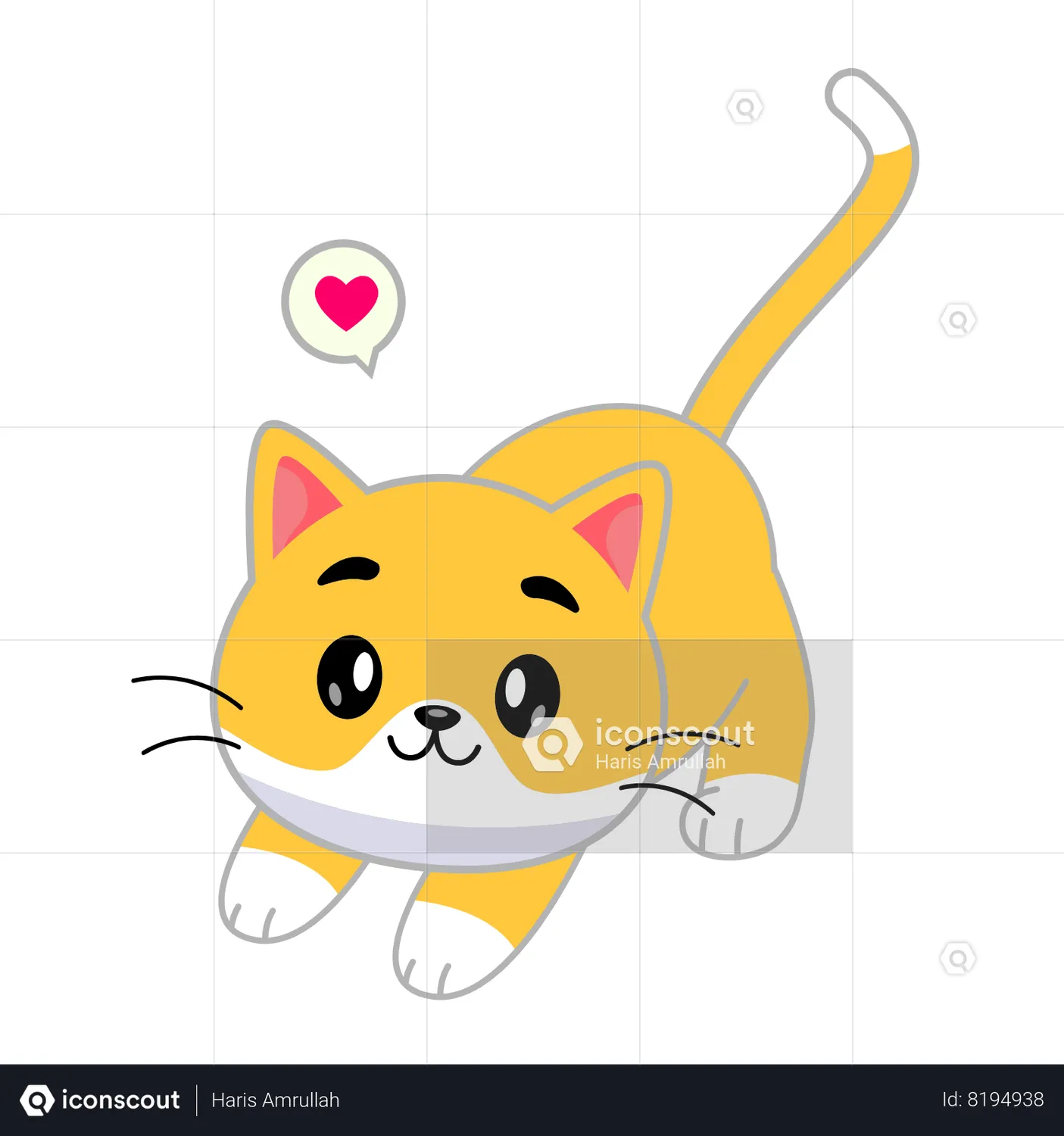 Crange Cat Stretching Animated Icon - Free Download Animal Animated Icons |  IconScout