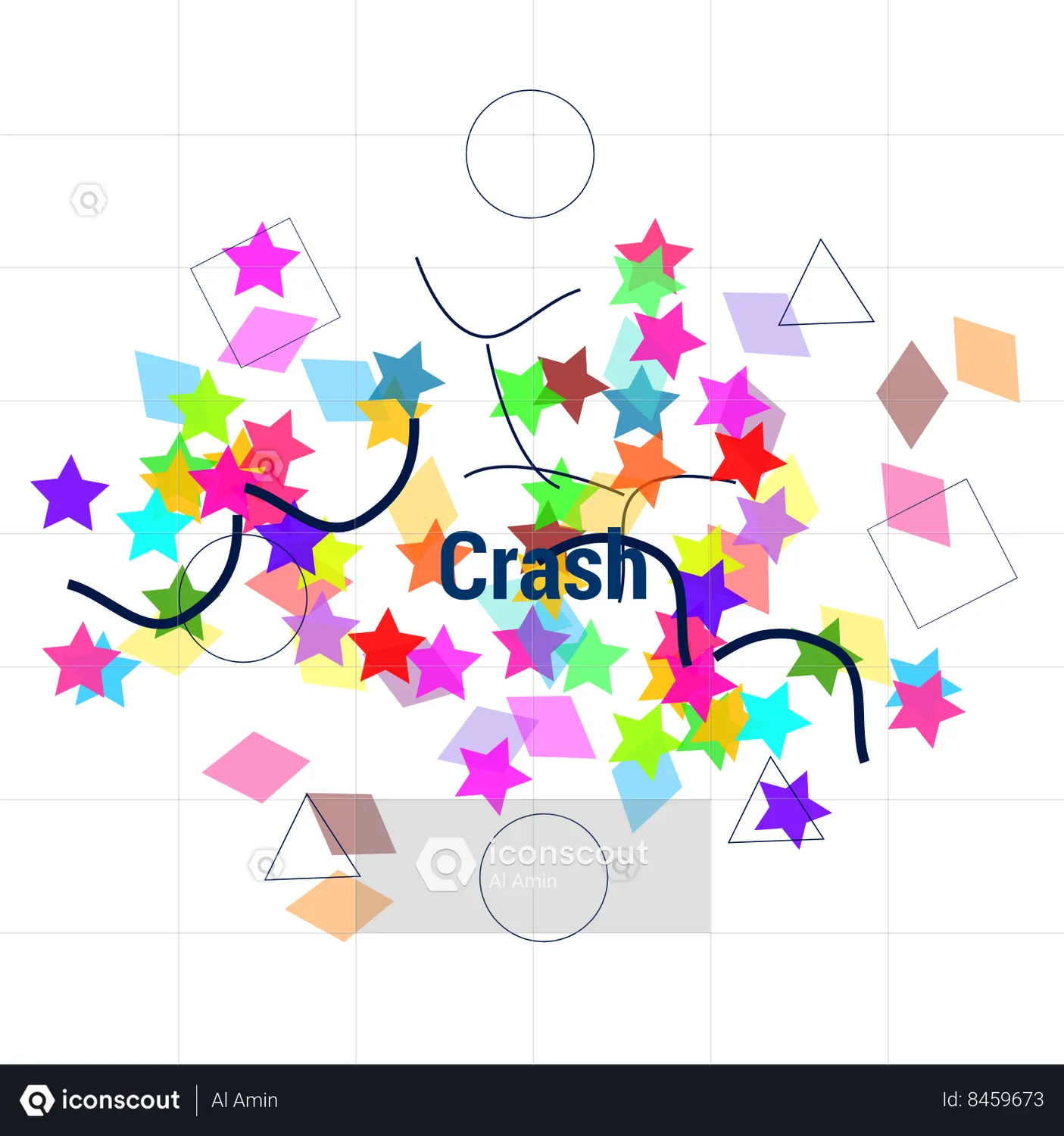 Crash Emoji Animated Icon download in JSON, LOTTIE or MP4 format