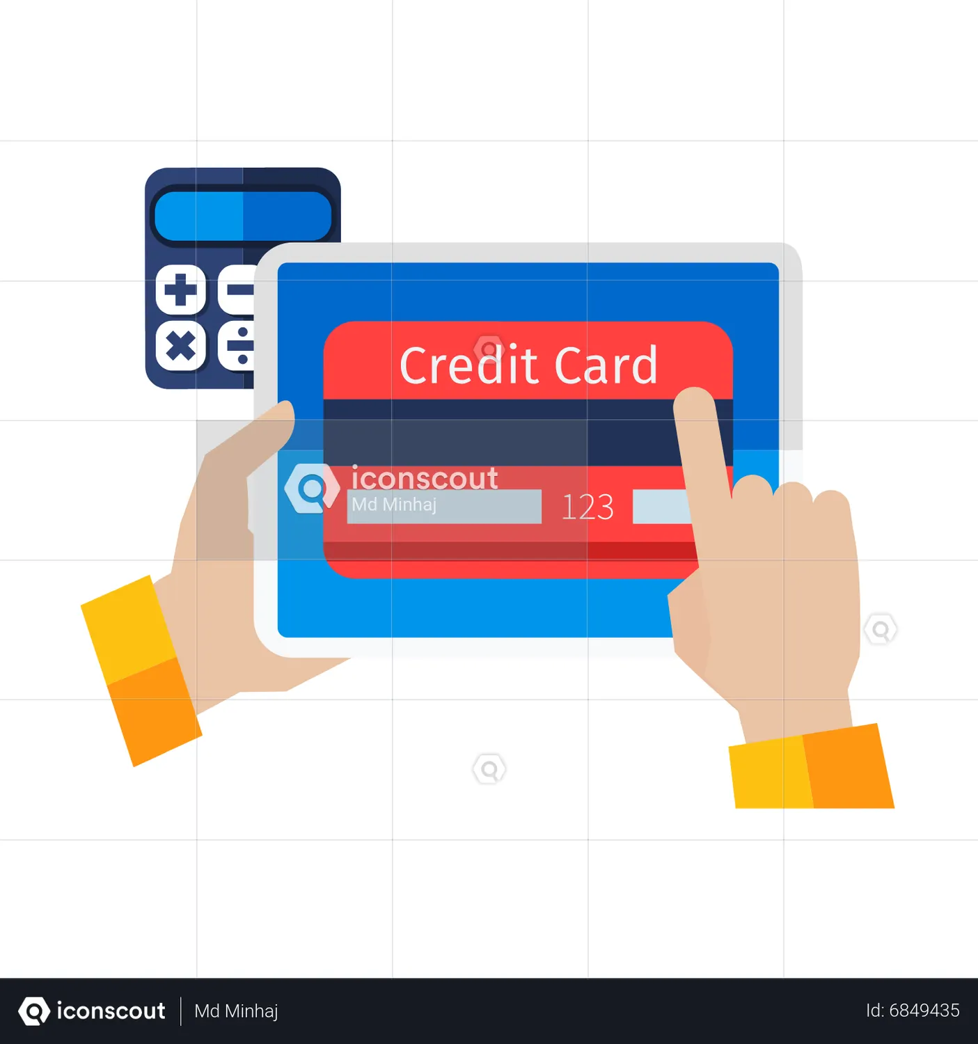 Credit Card Charge Animated Icon download in JSON, LOTTIE or MP4 format